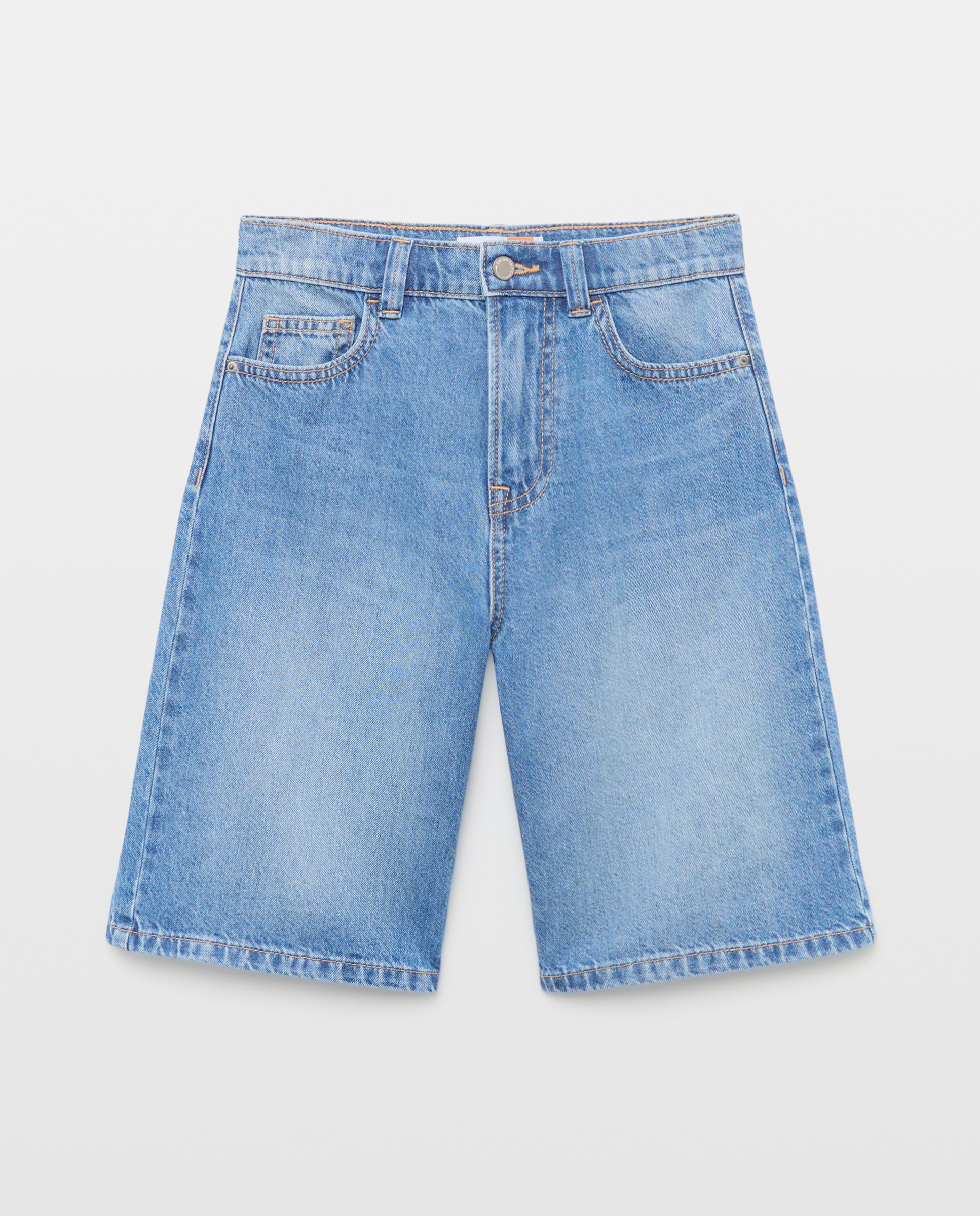Bermuda baggy denim de niño - Kids El Corte Inglés - Azul pálido Azul pálido-4
