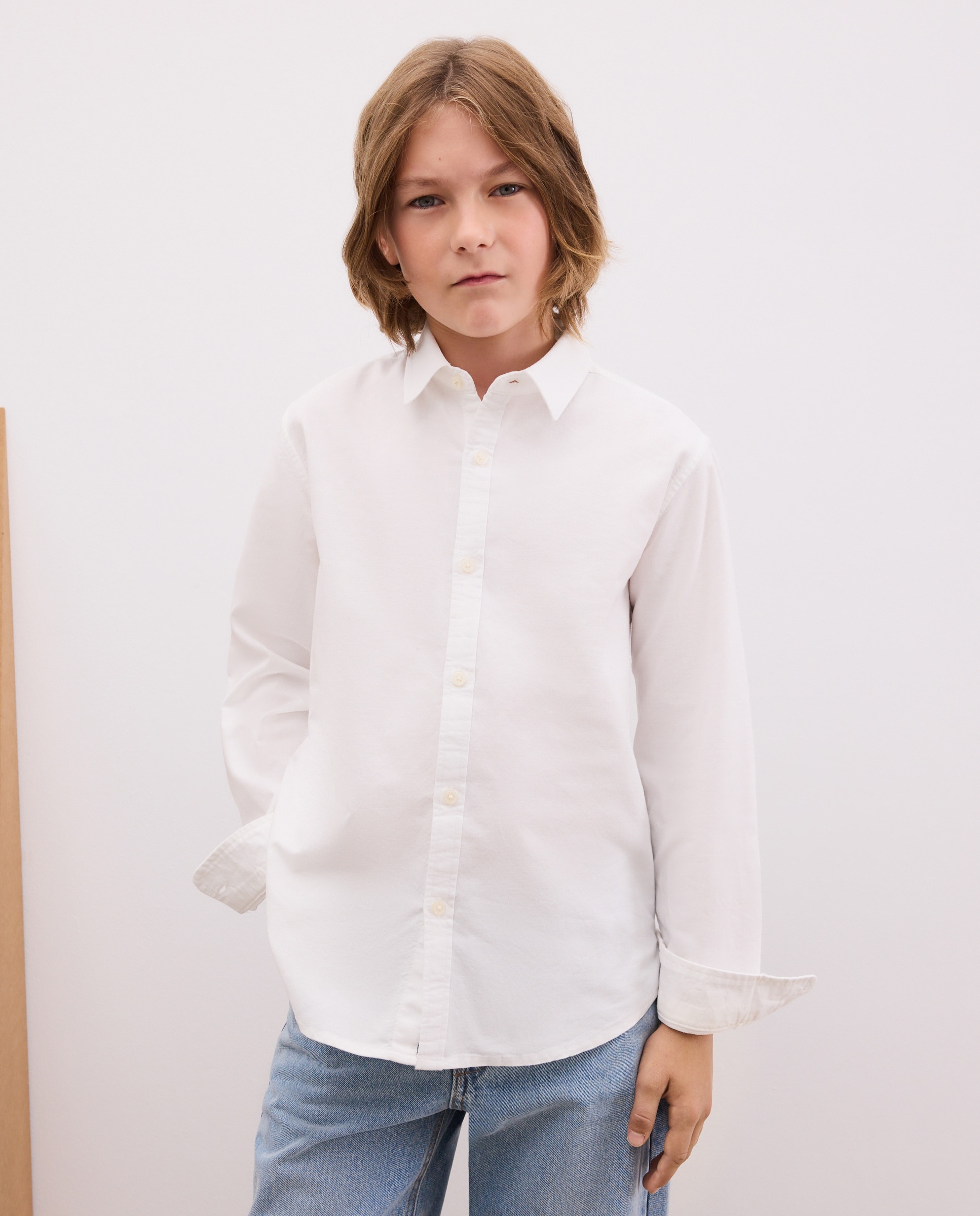 Imagem 0 de Camisa Oxford de Criança com Manga Comprida