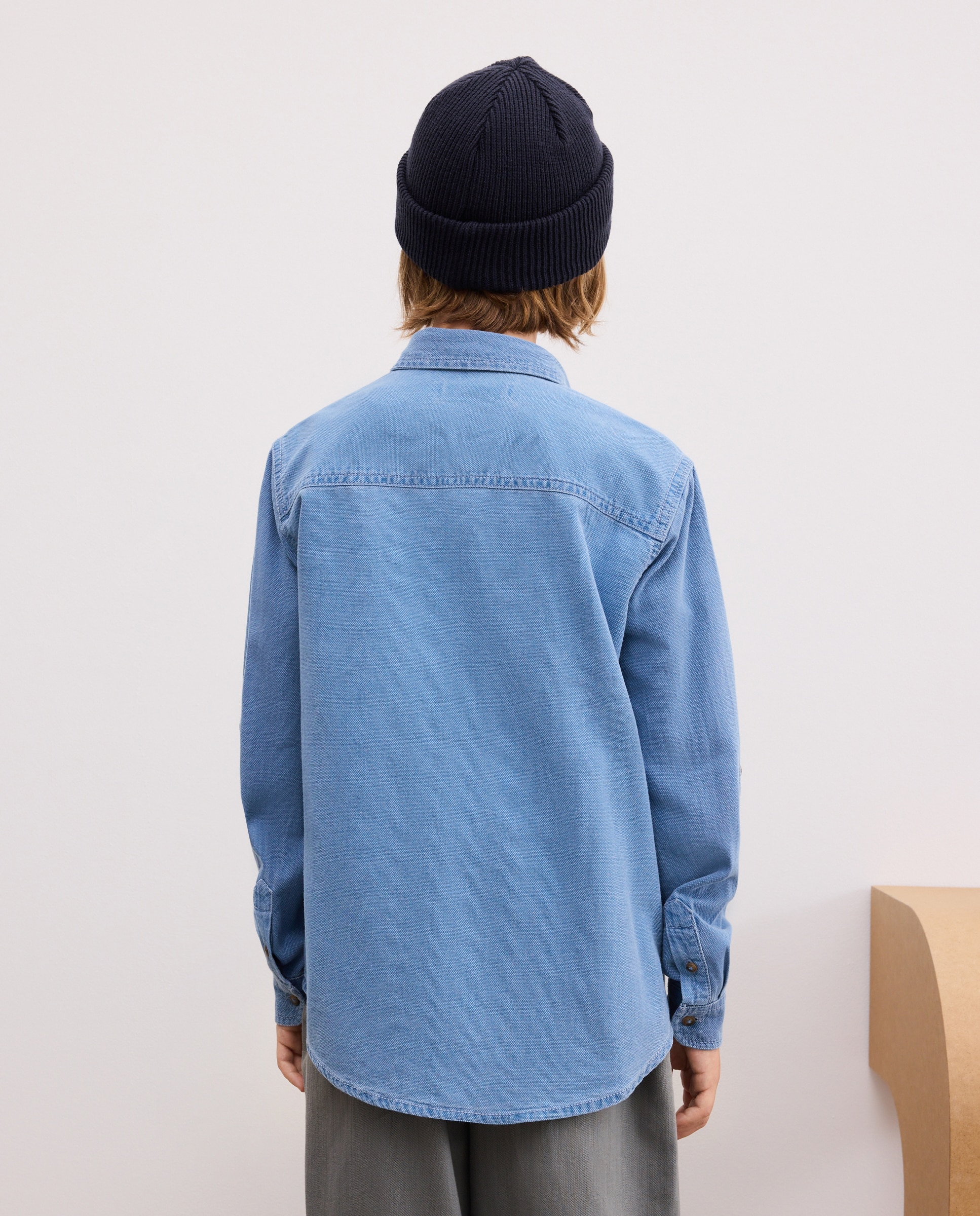 Camisa denim manga larga de niño - Kids El Corte Inglés - Azul pálido Azul pálido-3