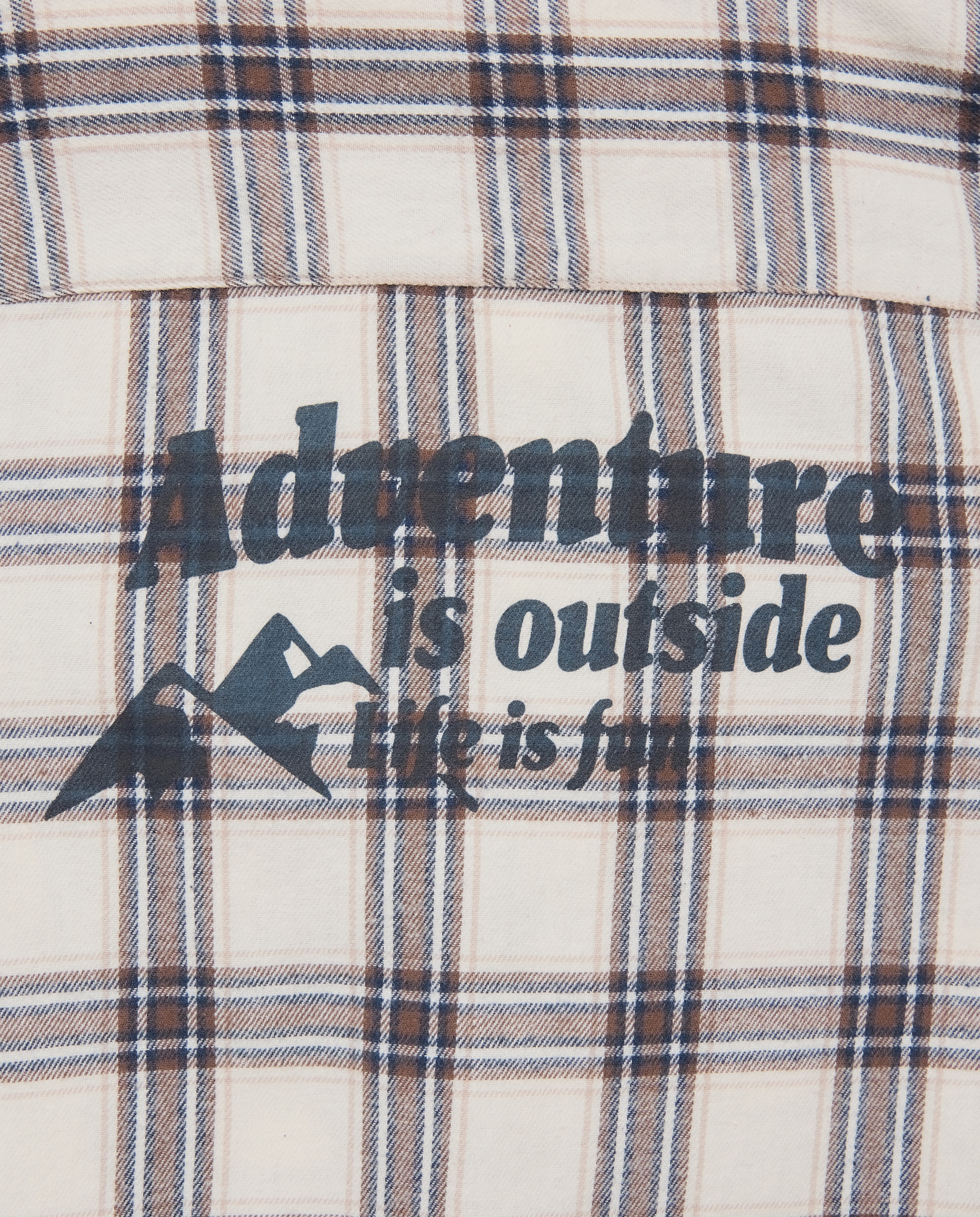 Camisa manga larga franela print en espalda de niño - Kids El Corte Inglés - Azul Azul-5
