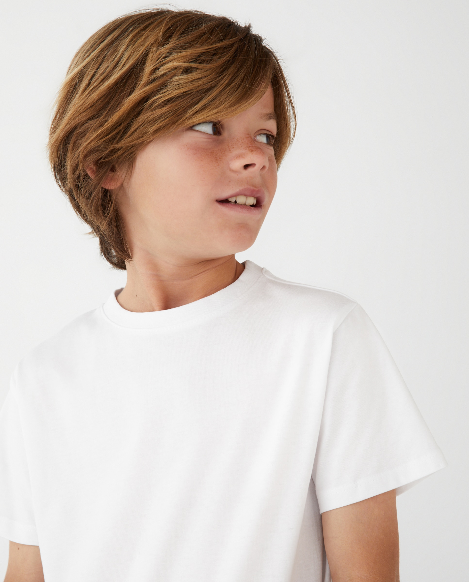 T-shirt Básica 100% Algodão Kids El Corte Inglés Branco-6