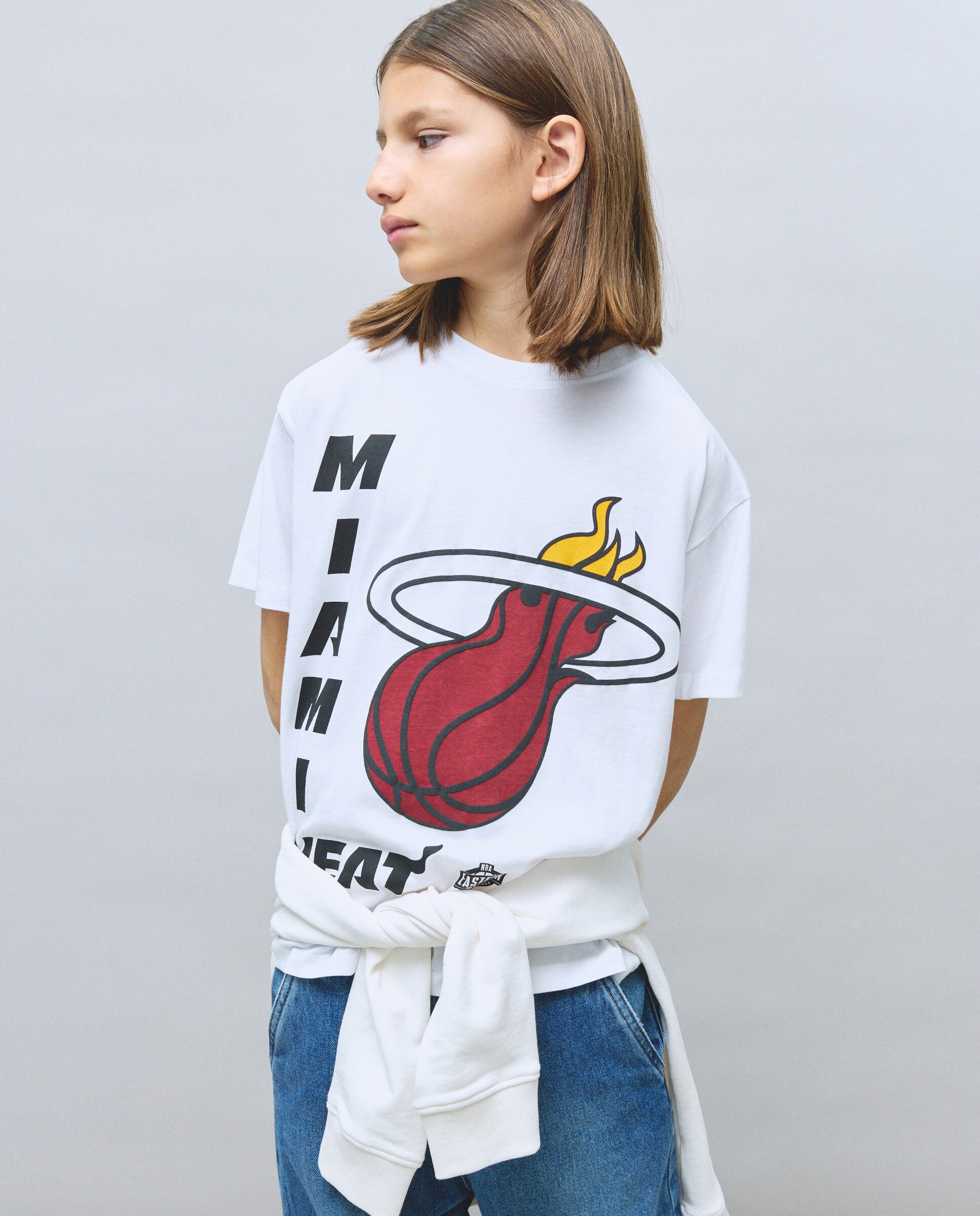 Camiseta manga corta licencia NBA MIAMI HEAT de niño - Kids El Corte Inglés - Blanco Blanco-1