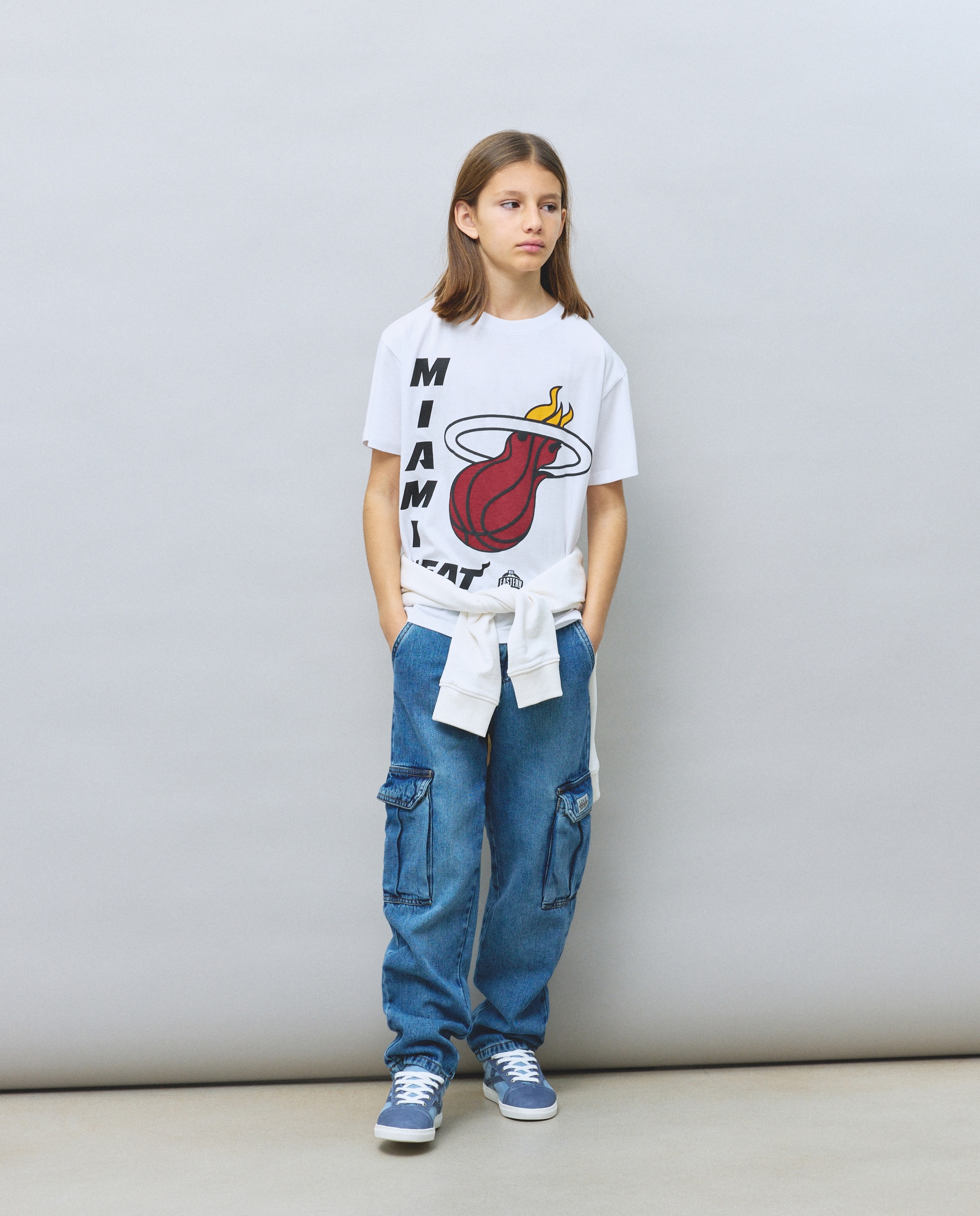 Camiseta manga corta licencia NBA MIAMI HEAT de niño - Kids El Corte Inglés - Blanco Blanco-2