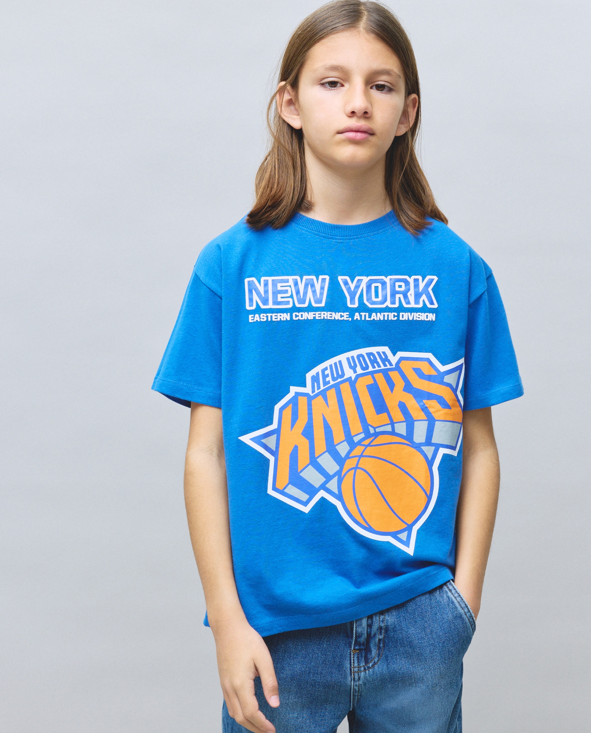 Camiseta manga corta licencia NBA KNICKS de niño - Kids El Corte Inglés - Azul marino Azul marino-1