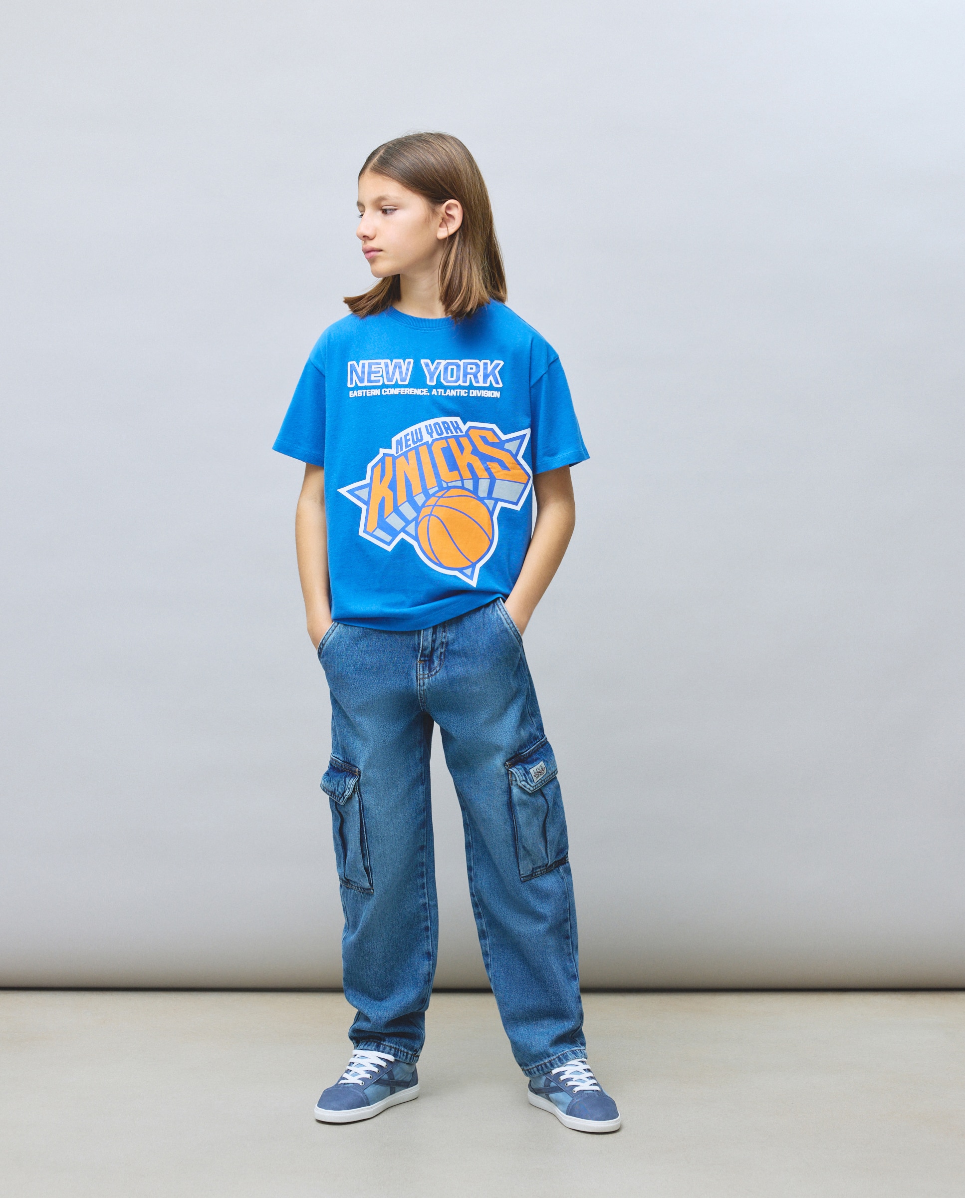 Camiseta manga corta licencia NBA KNICKS de niño - Kids El Corte Inglés - Azul marino Azul marino-2