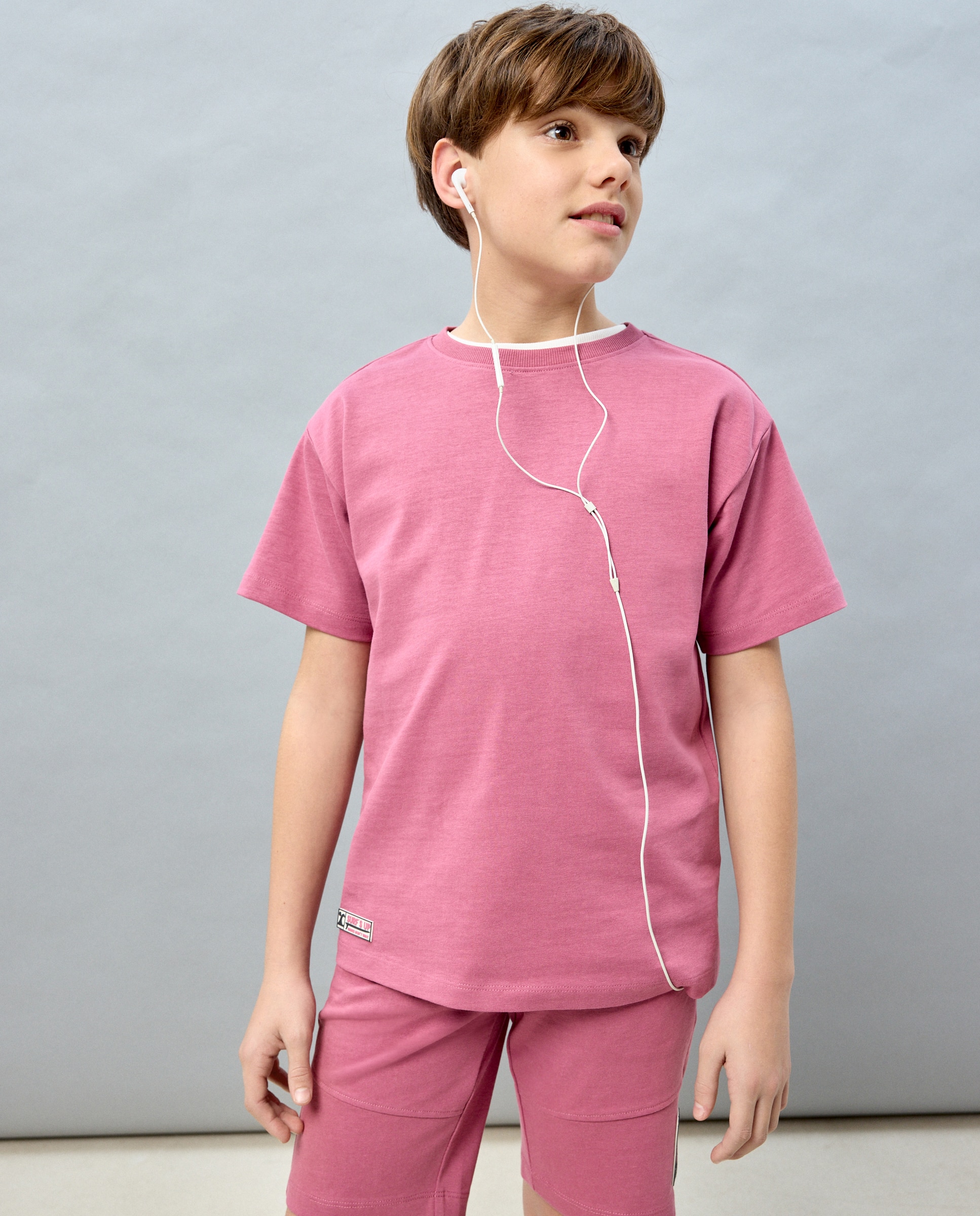 Camiseta manga corta heavy jersey de niño - Kids El Corte Inglés - 200 Rosa 200 Rosa-1