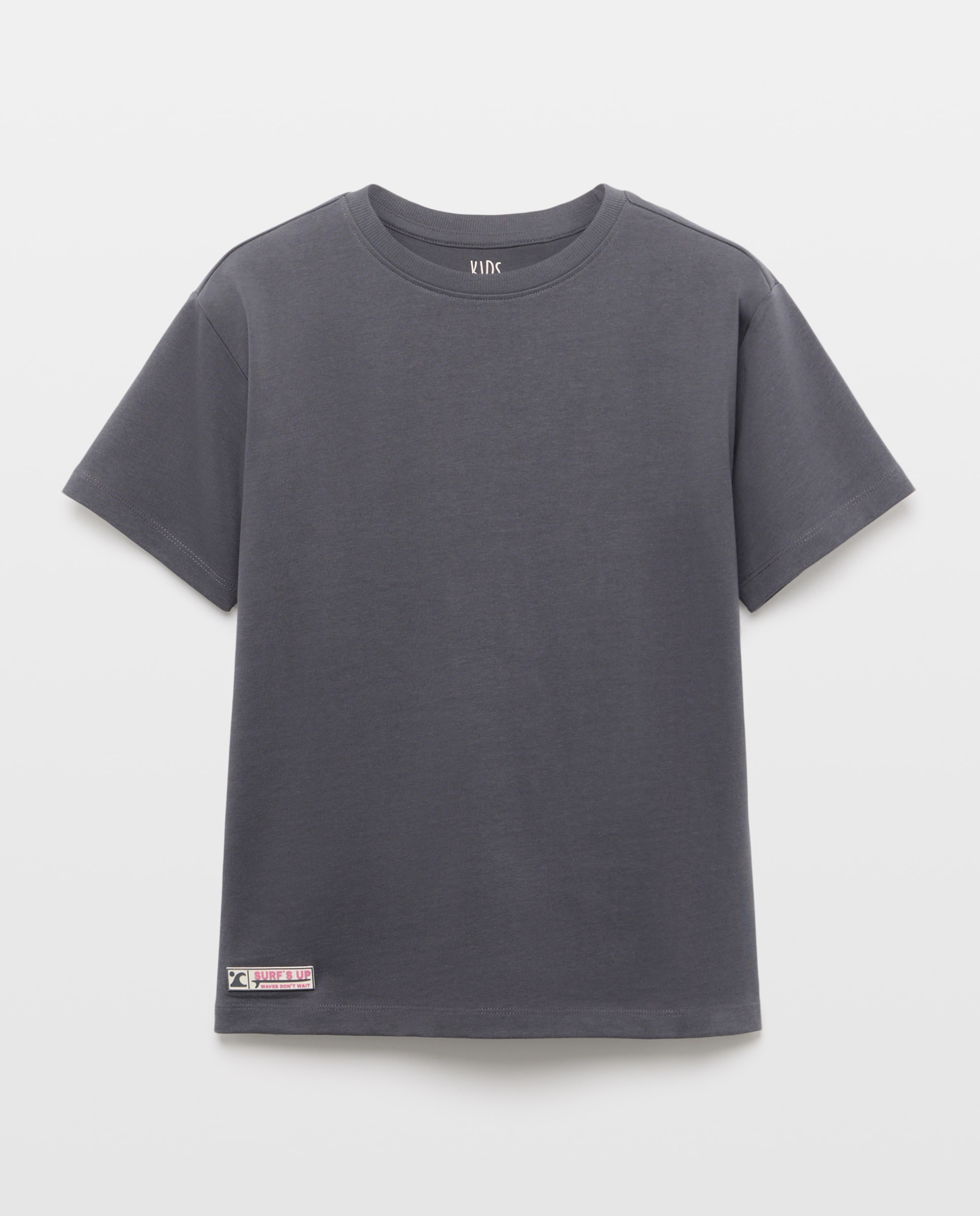 T-shirt de Heavy Jersey com Manga Curta 830 Antracite-4