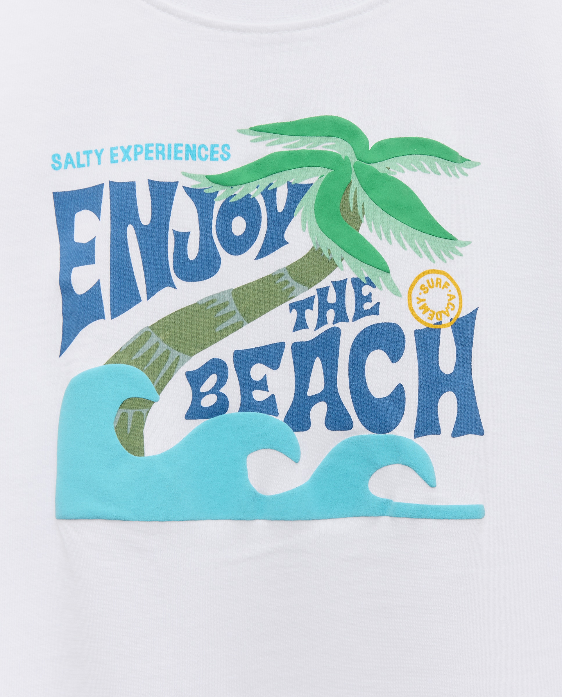 T-shirt sem Mangas com Estampado Desportivo Kids El Corte Inglés Branco-5
