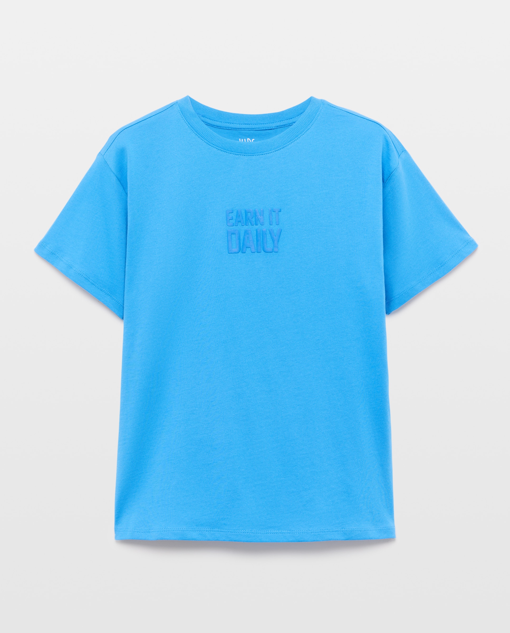 Camiseta manga corta high density texto de niño - Kids El Corte Inglés - Azul Azul-5