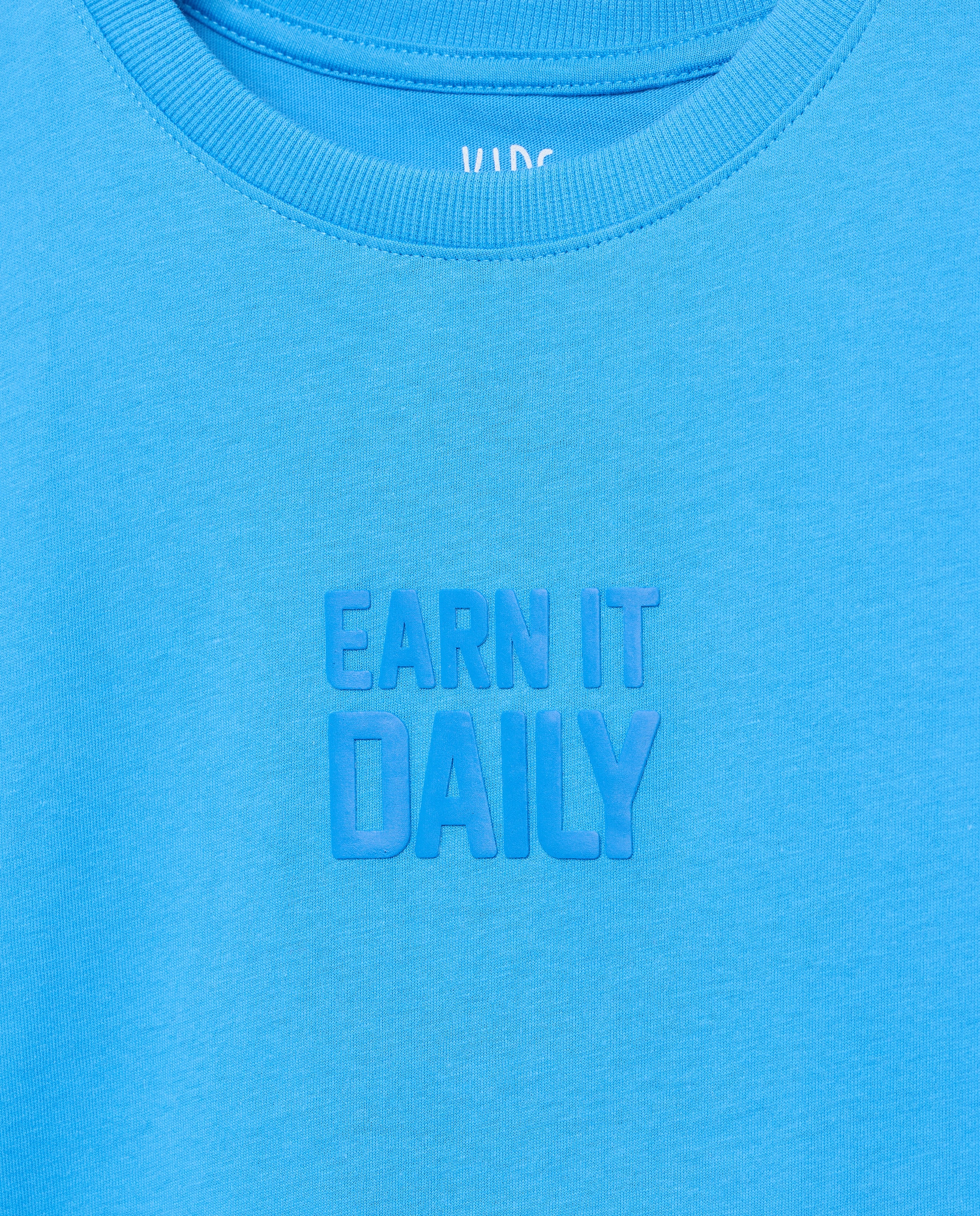 Camiseta manga corta high density texto de niño - Kids El Corte Inglés - Azul Azul-6