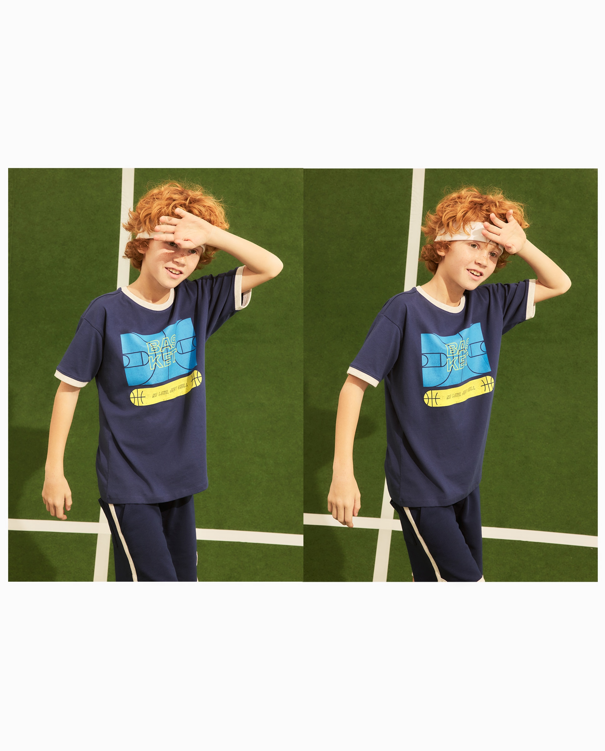 Camiseta manga corta vivos de niño - Kids El Corte Inglés - Azul Azul-1