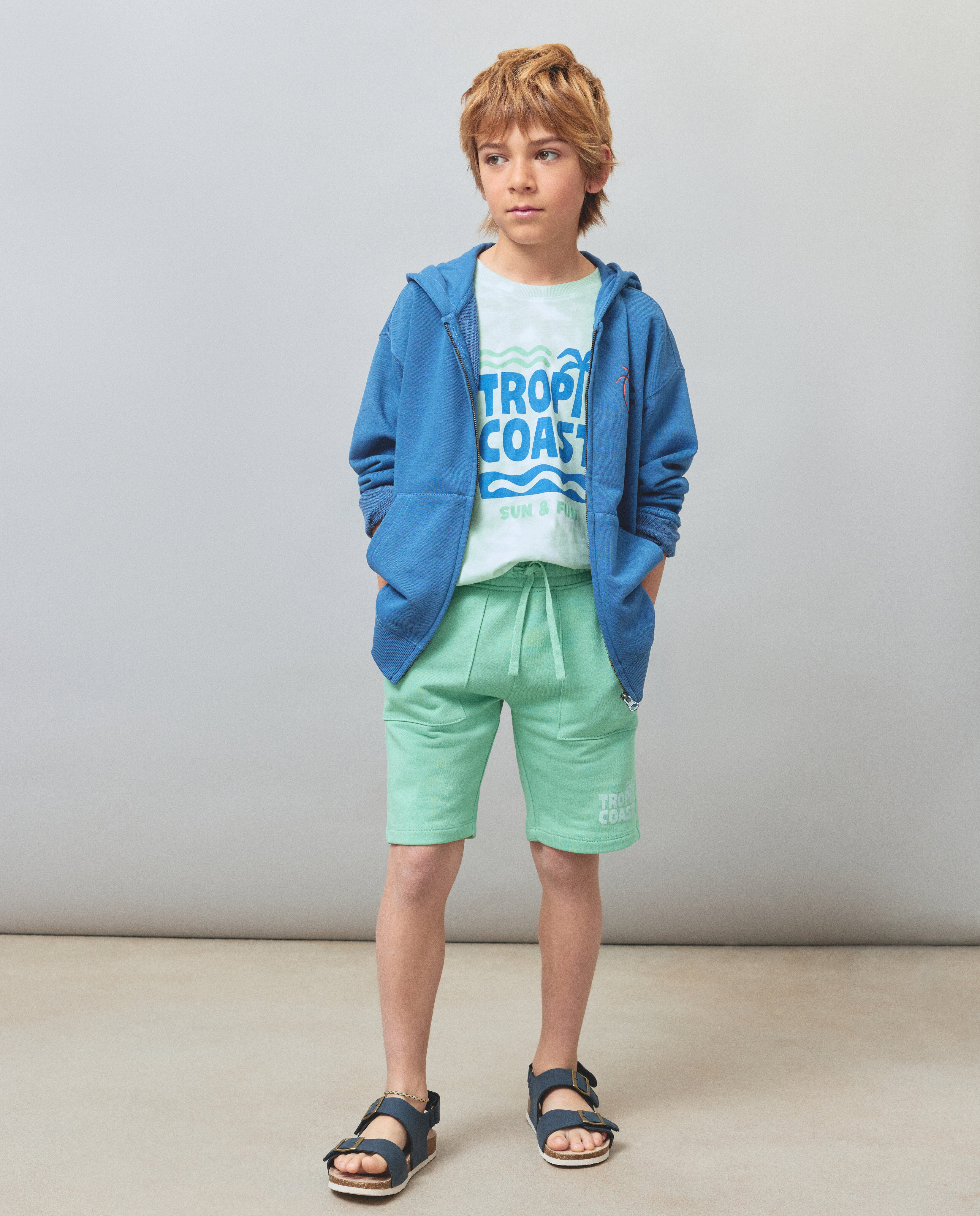 T-shirt de Manga Curta Tie Dye Kids El Corte Inglés Verde-2
