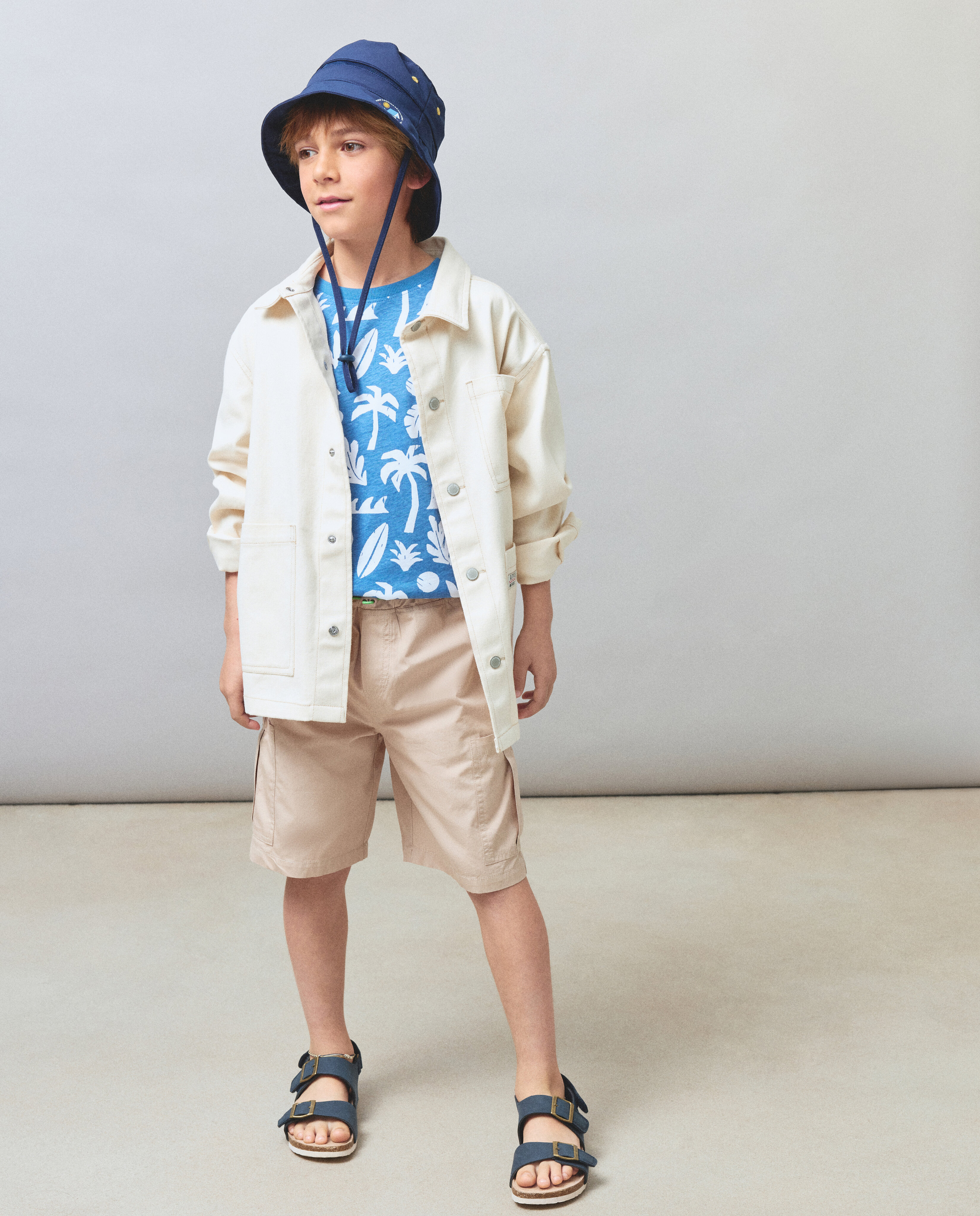 Camiseta manga corta all over print de niño - Kids El Corte Inglés - Blanco Blanco-2