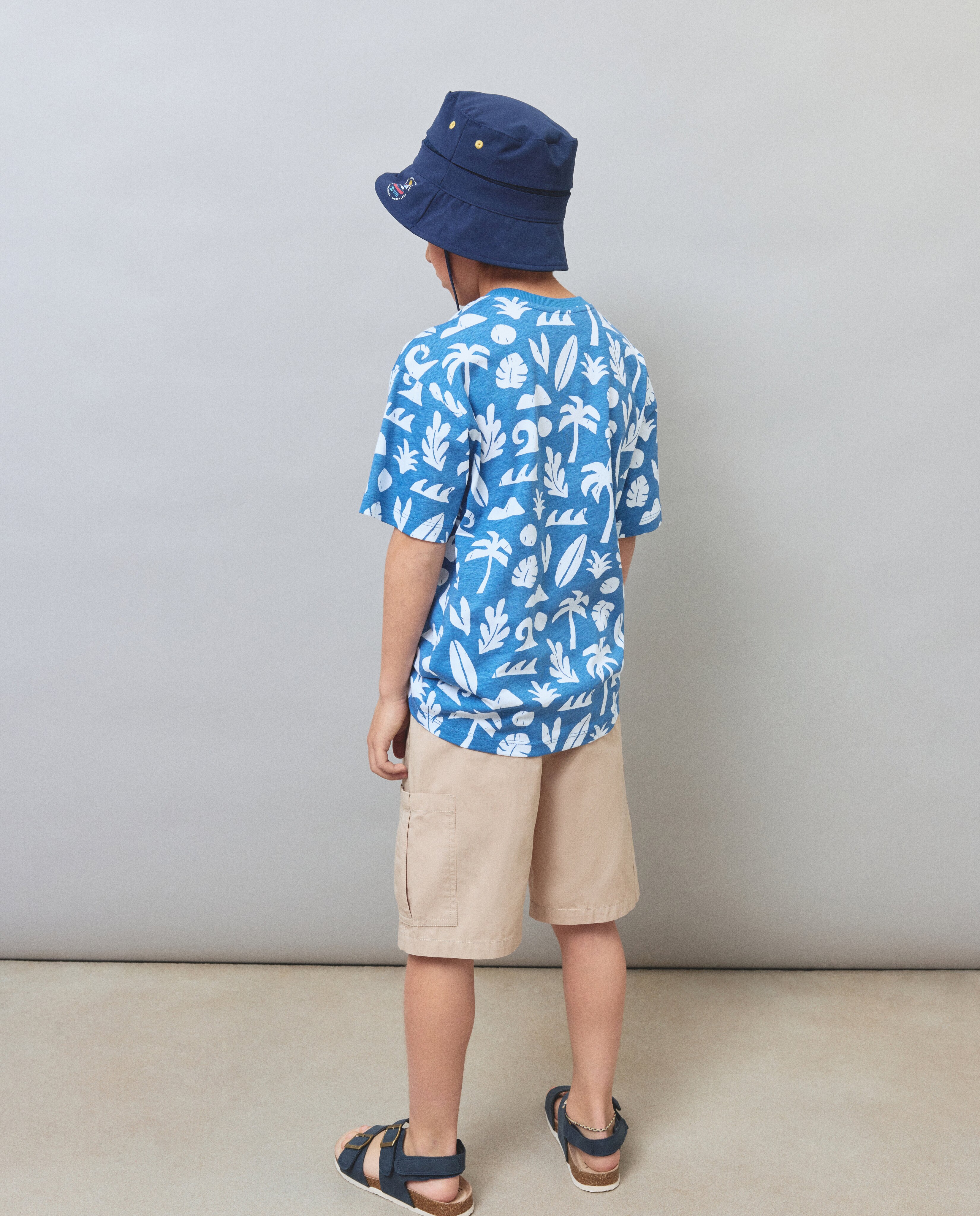 Camiseta manga corta all over print de niño - Kids El Corte Inglés - Blanco Blanco-3