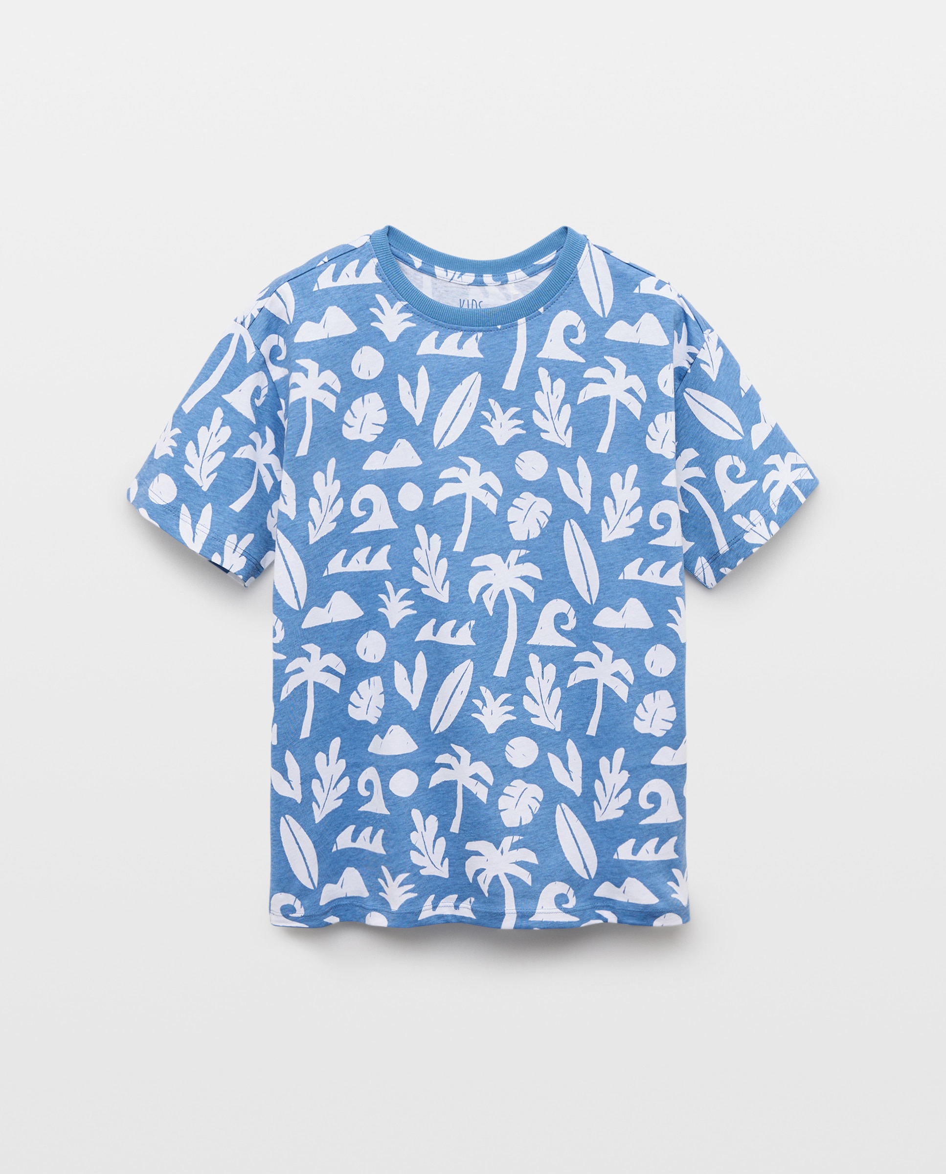 Camiseta manga corta all over print de niño - Kids El Corte Inglés - Blanco Blanco-4