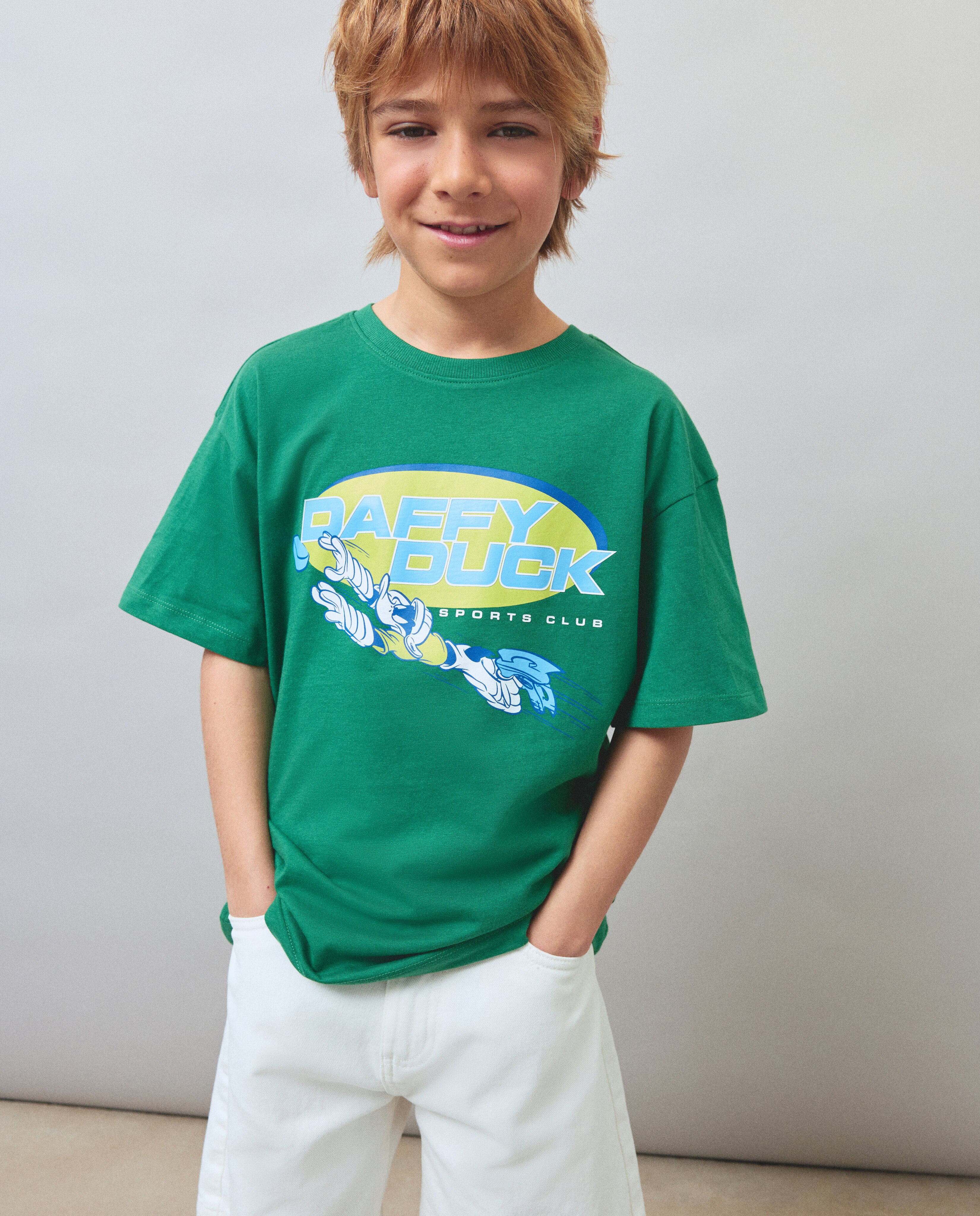 Imagem 0 de T-shirt com Estampado Daffy Duck