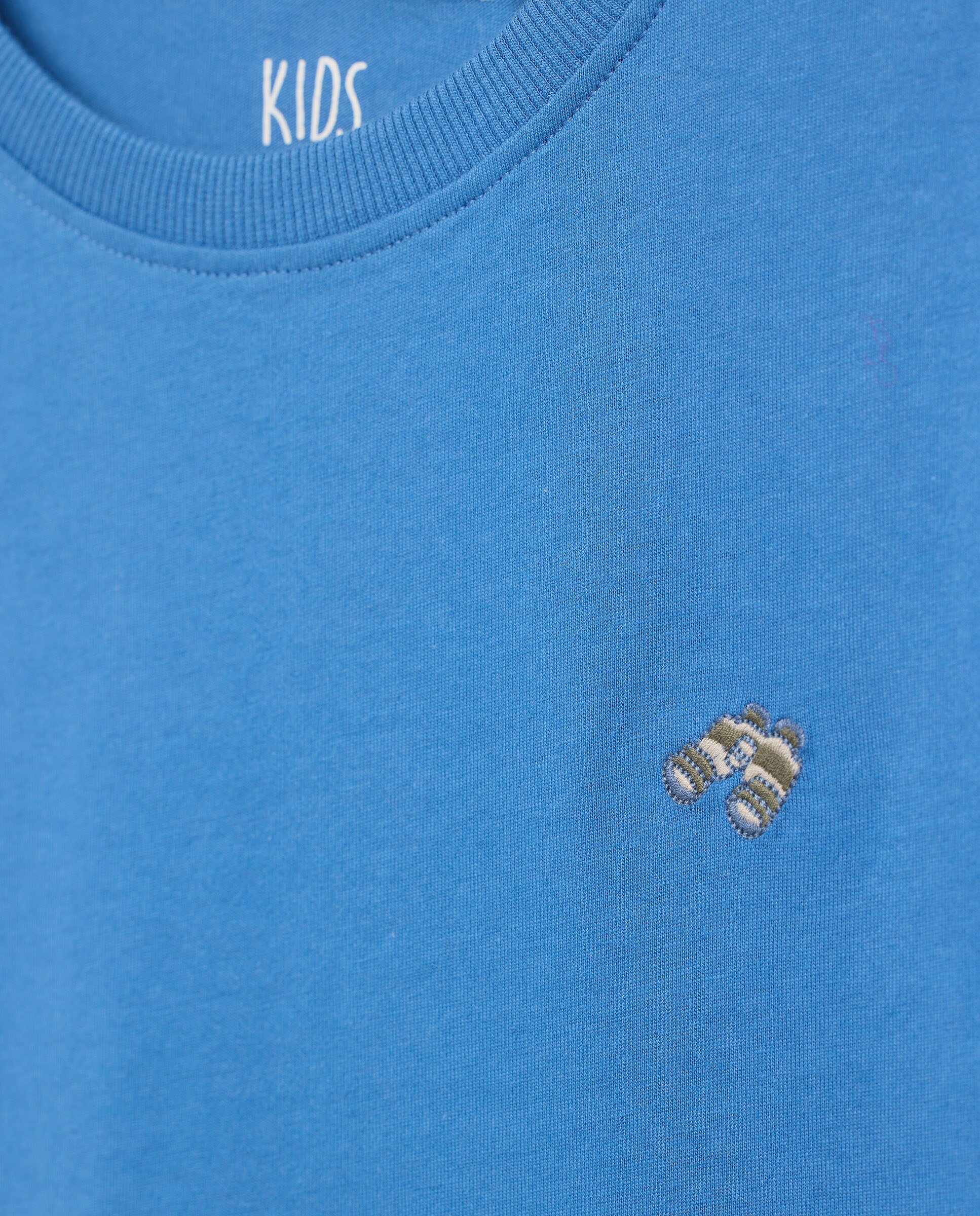 T-shirt de Manga Curta 400 Azul-5