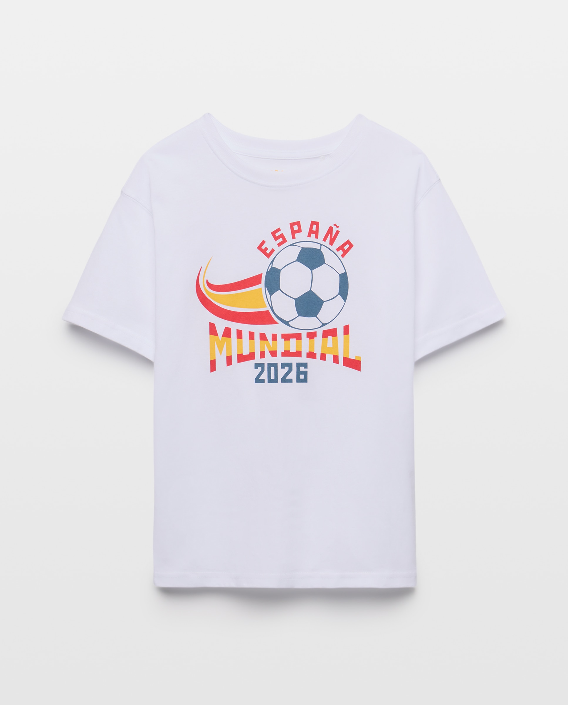 Imagem 0 de T-shirt de Manga Curta e Gola Redonda Mundial para Criança