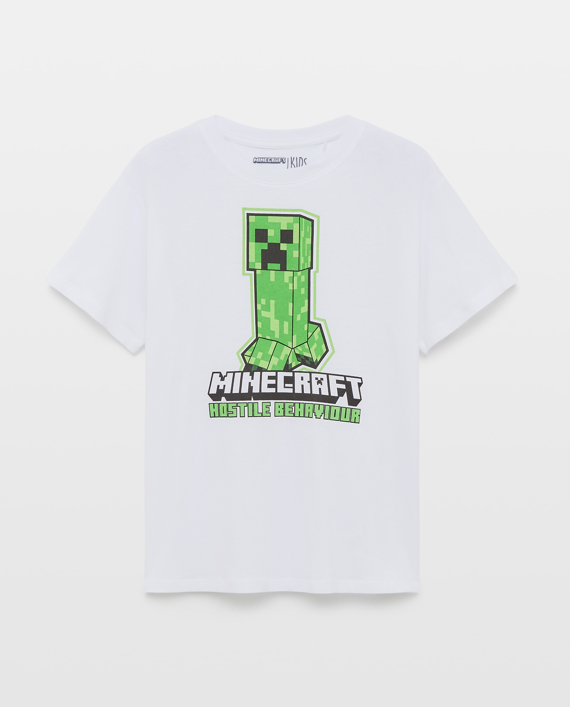Camiseta de niño manga larga estampado fantasía MINECRAFT - Kids El Corte Inglés - Blanco Blanco-4