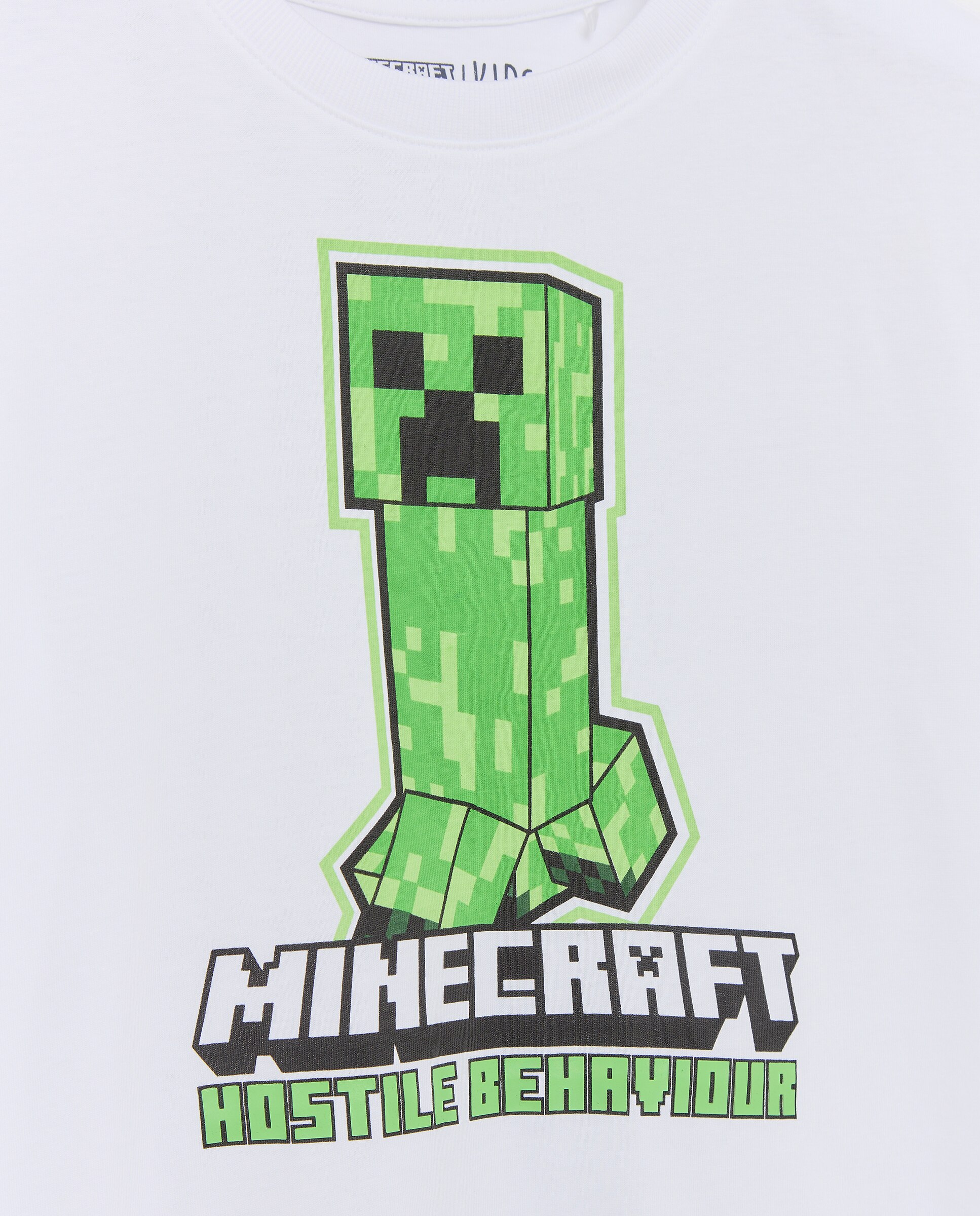 Camiseta de niño manga larga estampado fantasía MINECRAFT - Kids El Corte Inglés - Blanco Blanco-5