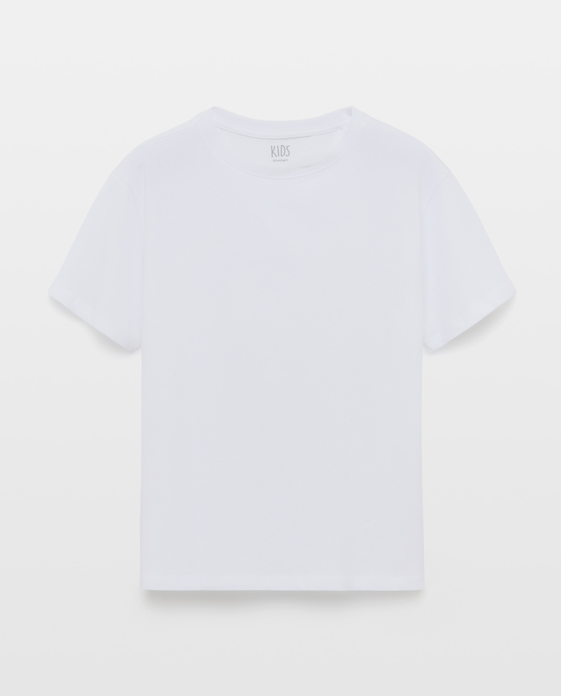 Camiseta de manga corta lisa de niño - Kids El Corte Inglés - Blanco Blanco-5
