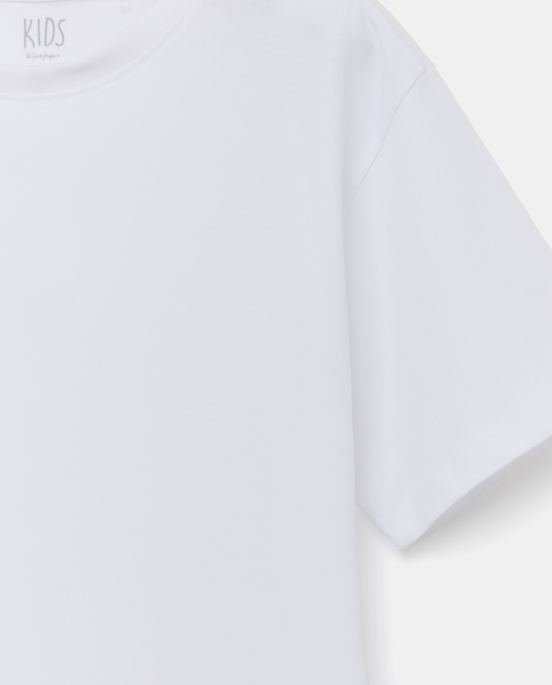 Camiseta de manga corta lisa de niño - Kids El Corte Inglés - Blanco Blanco-6
