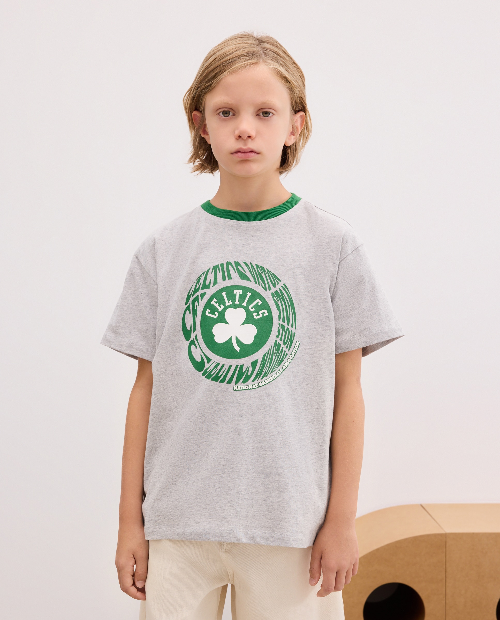 Imagem 0 de T-shirt de Decote Redondo com Manga Curta e Fantasia NBA