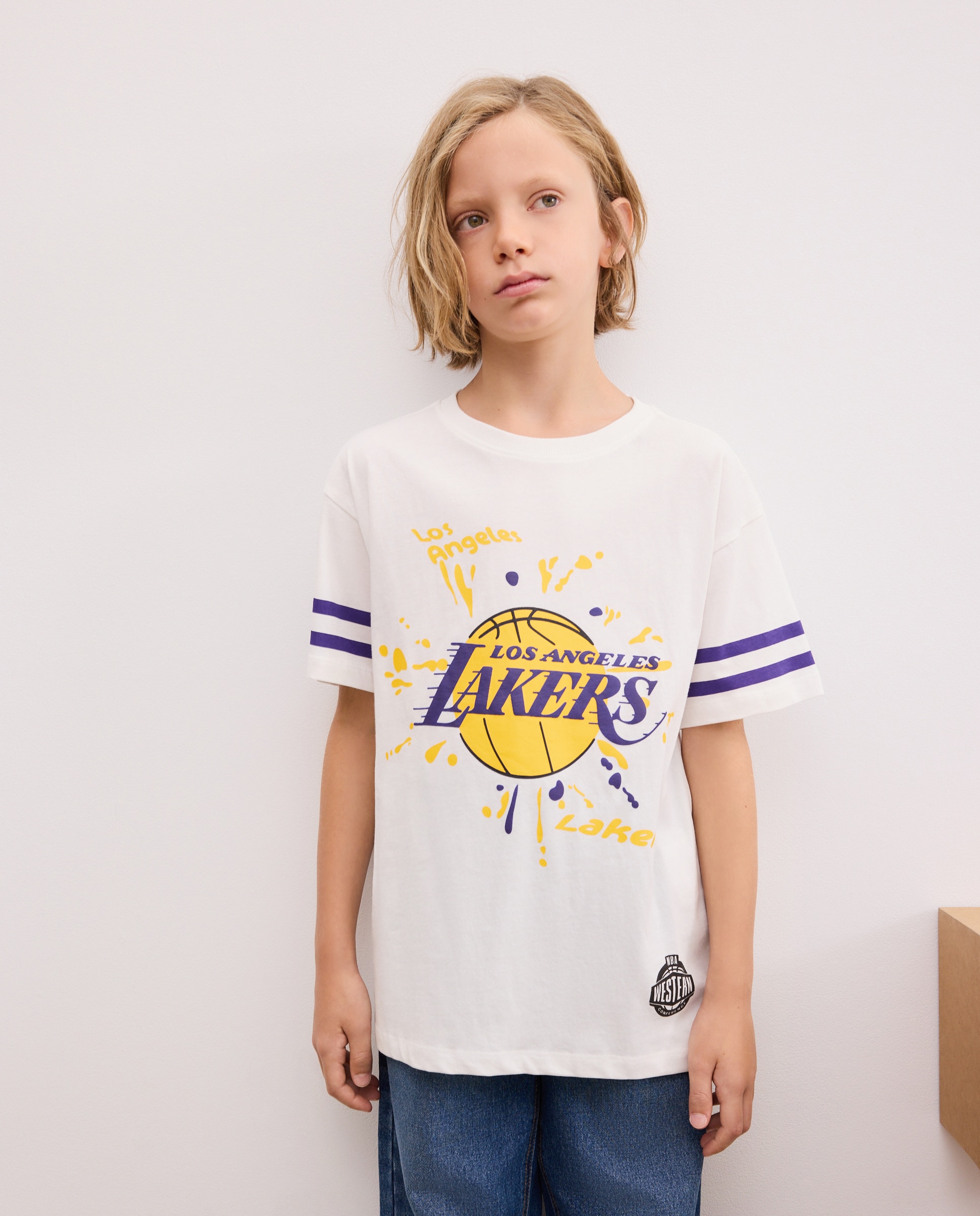 Imagem 0 de T-shirt de Decote Redondo com Manga Curta e Fantasia NBA