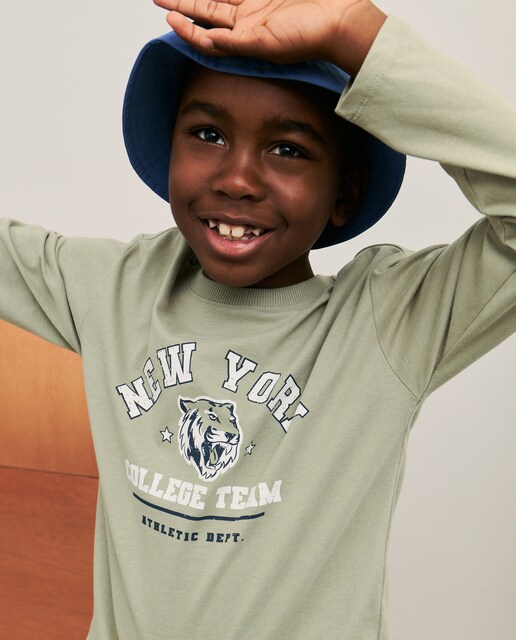 Imagem 0 de Camisola de Manga Comprida com Estampado Básico