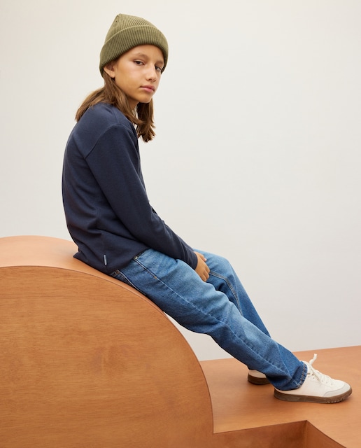 Imagem 0 de Camisola de Malha Recortada com Manga Comprida