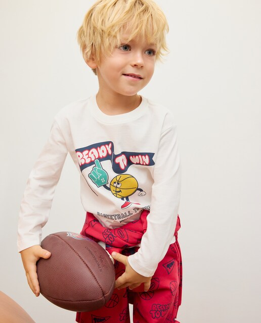 Imagem 0 de Camisola de Manga Comprida com Estampado Básico