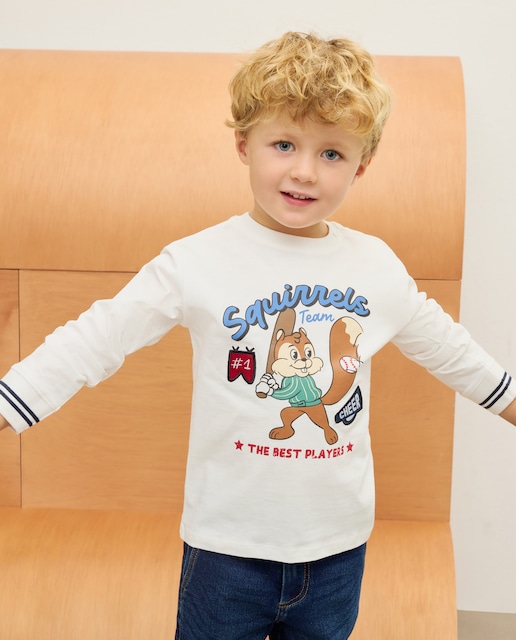 Imagem 0 de Camisola de Manga Comprida com Remendos à Frente