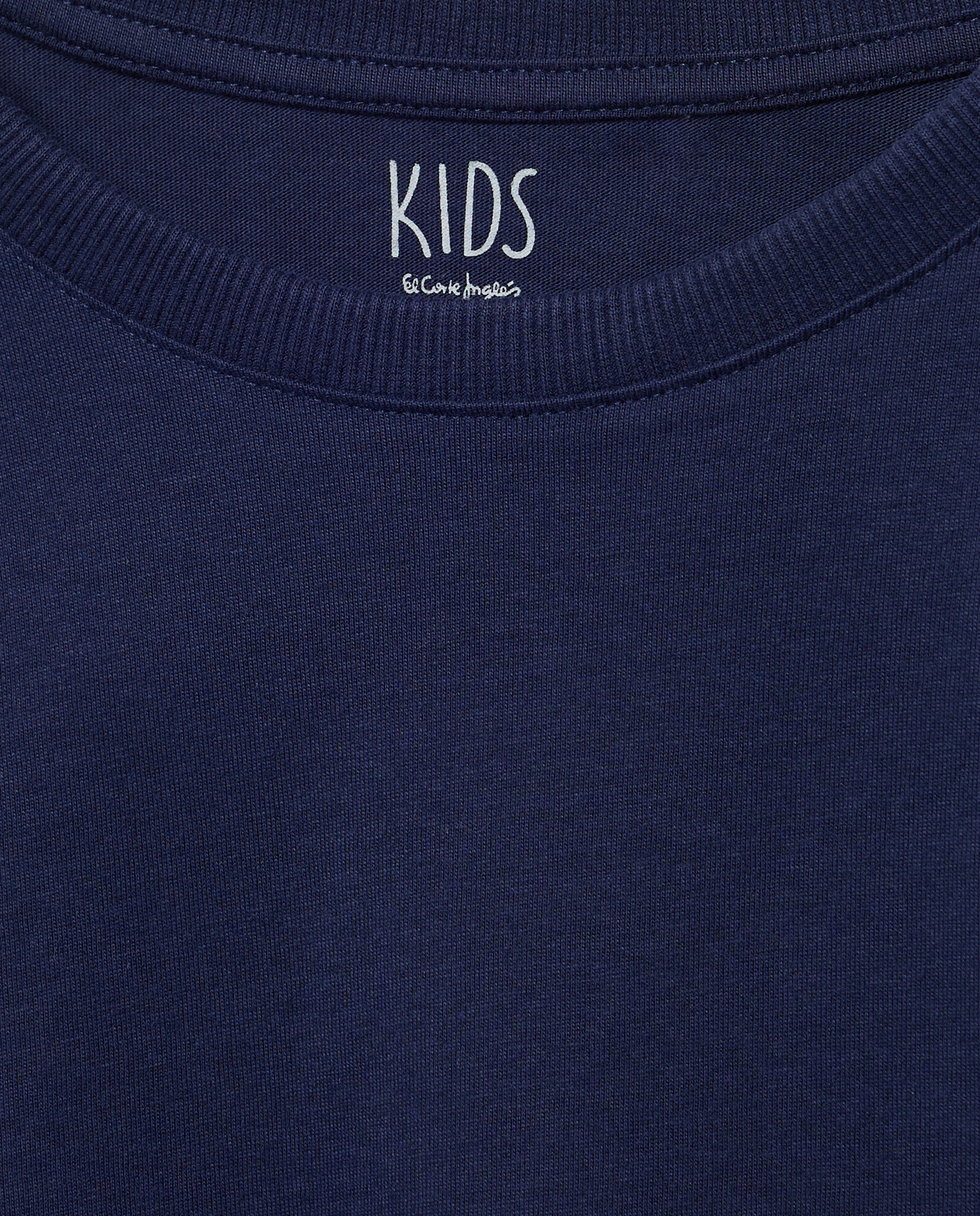 Camiseta de niño manga larga básica lisa - Kids El Corte Inglés - Azul marino Azul marino-5