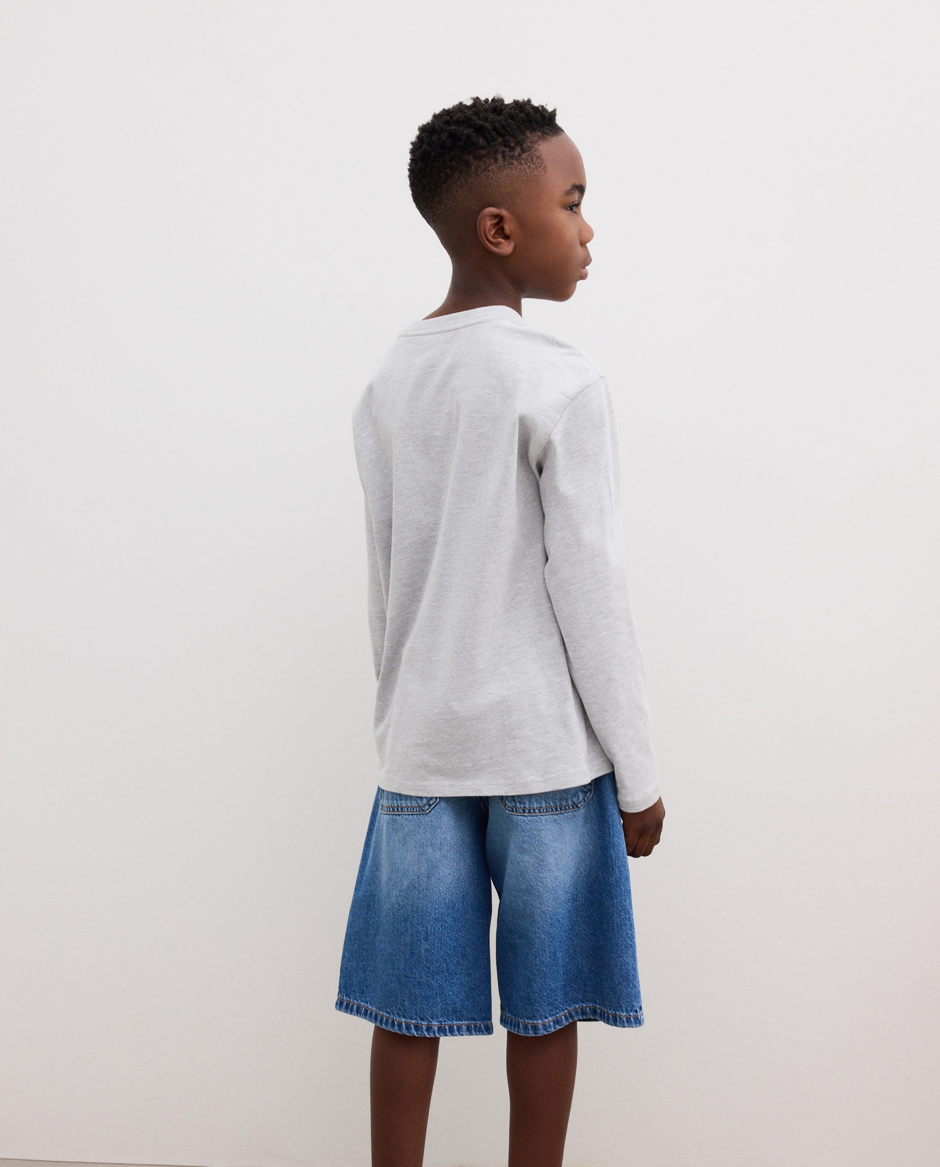 Pack camisetas básicas de niño cuello caja y manga larga - Kids El Corte Inglés - Multicolor Multicolor-3