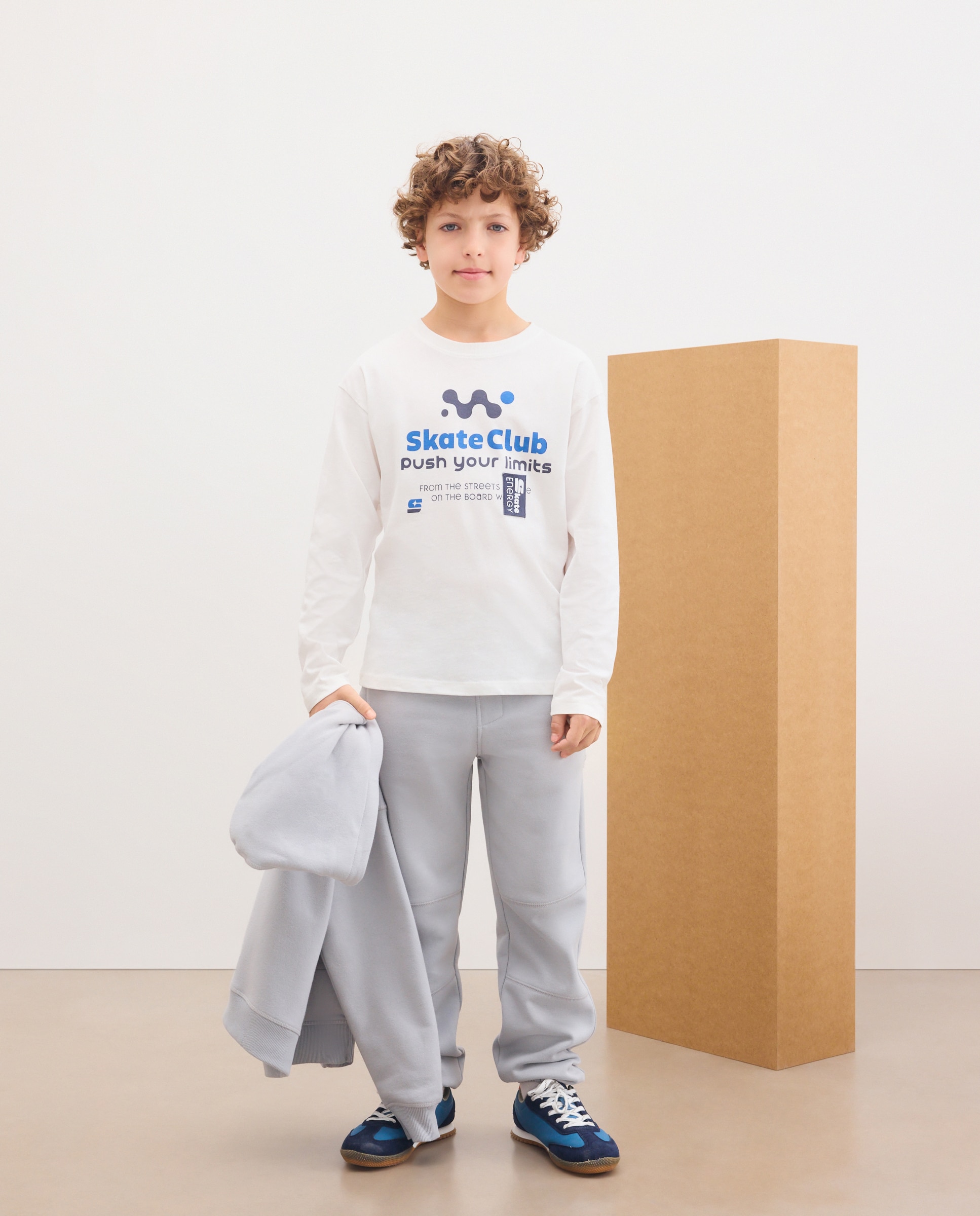 Camiseta manga larga de niño - Kids El Corte Inglés - Azul Azul-1