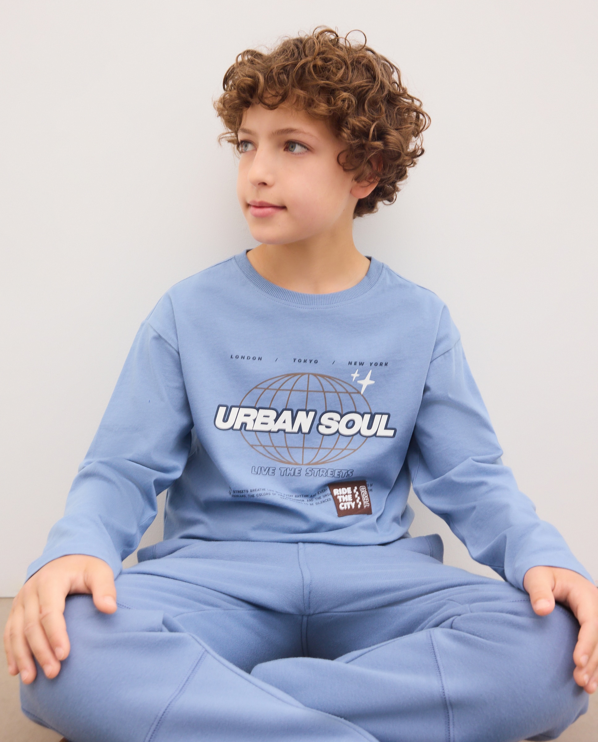 Camiseta manga larga de niño - Kids El Corte Inglés - Negro Negro-1