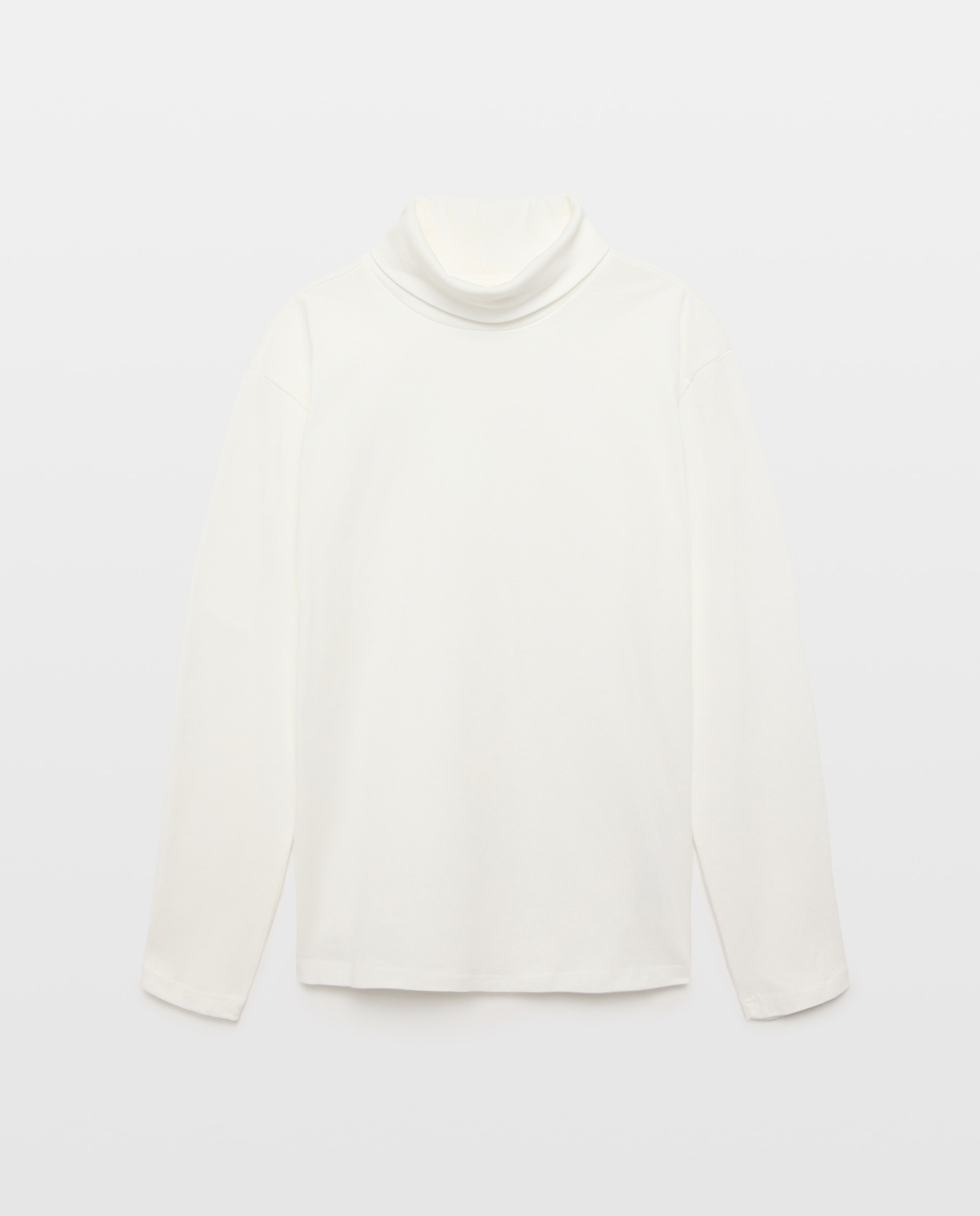 Camiseta de niño lisa con manga larga - Kids El Corte Inglés - Blanco roto Blanco roto-4