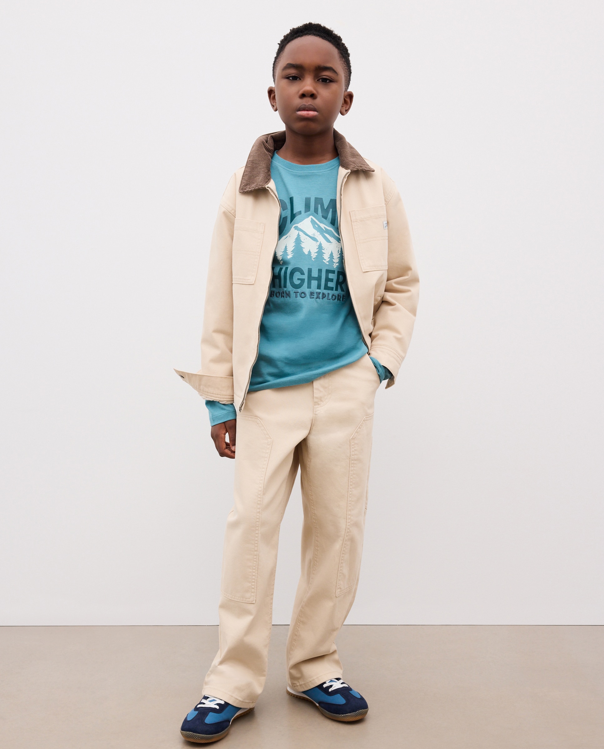 Camiseta manga larga fantasía de niño - Kids El Corte Inglés - Azul Azul-1