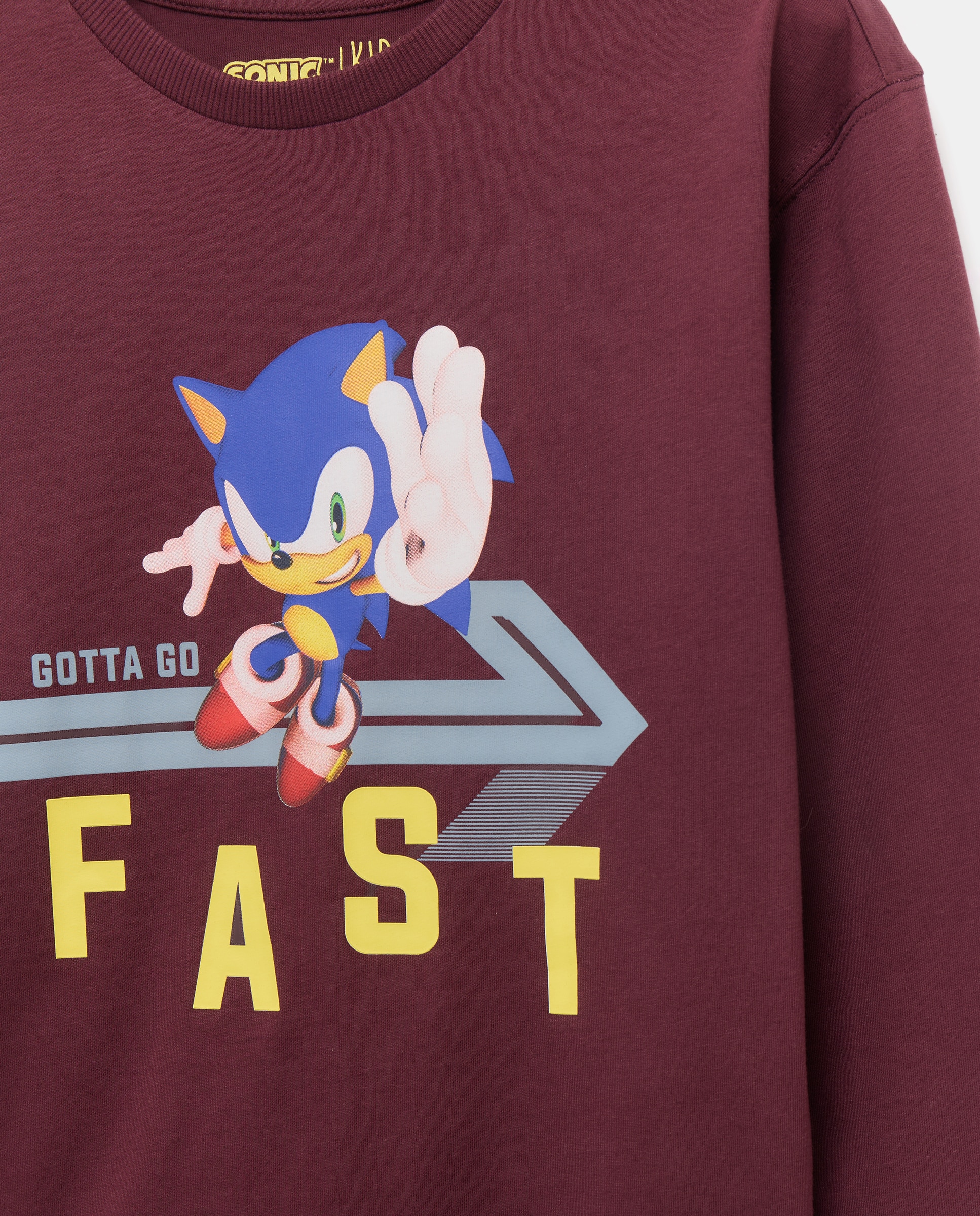 Camisola de Manga Comprida Sonic Rosa-2