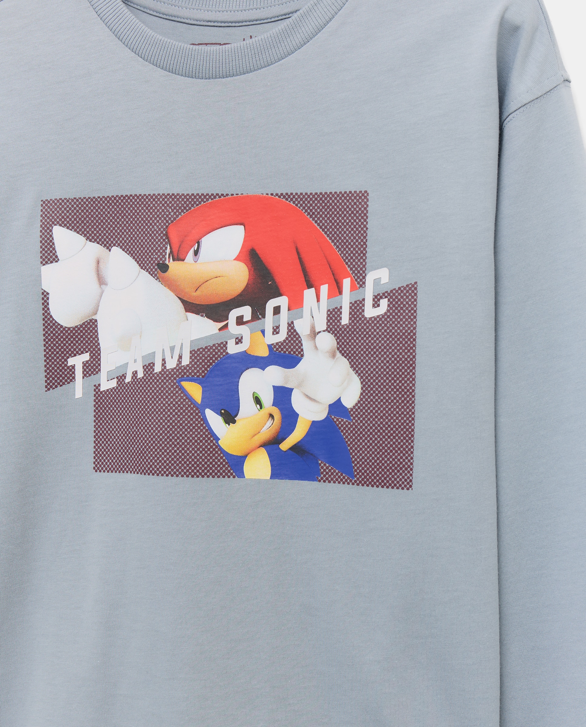 Camisola de Manga Comprida Sonic Azul-marinho-2