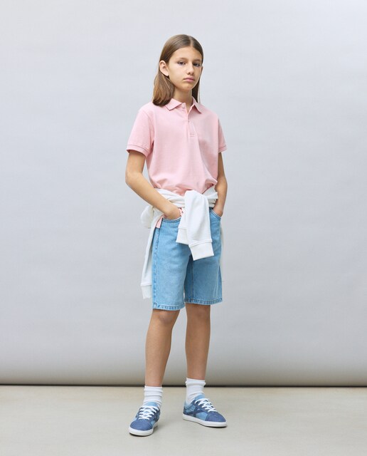 Polo básico manga corta de niño
