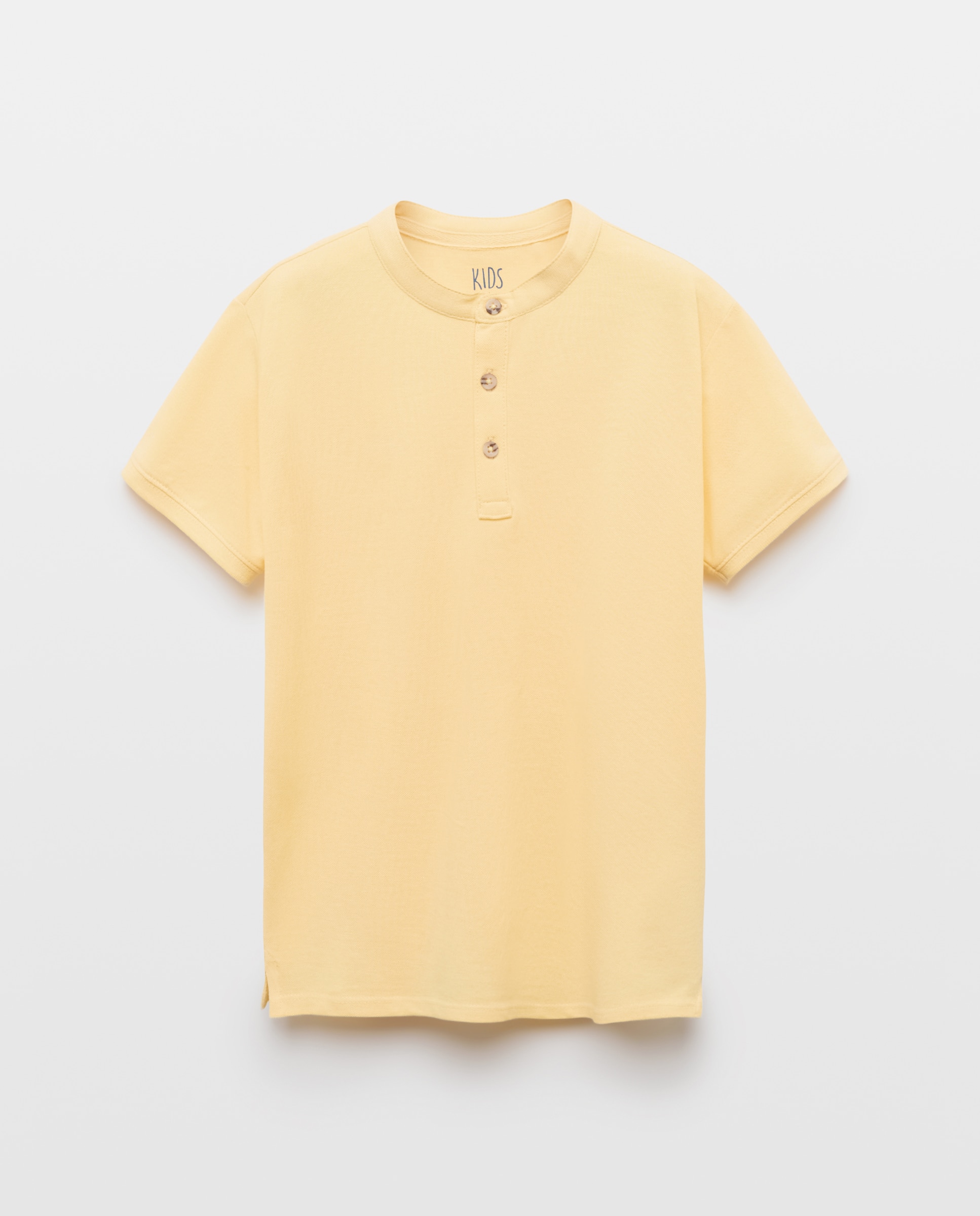 Polo de Gola à Padre e Manga Curta Kids El Corte Inglés 310 Amarelo Claro-5