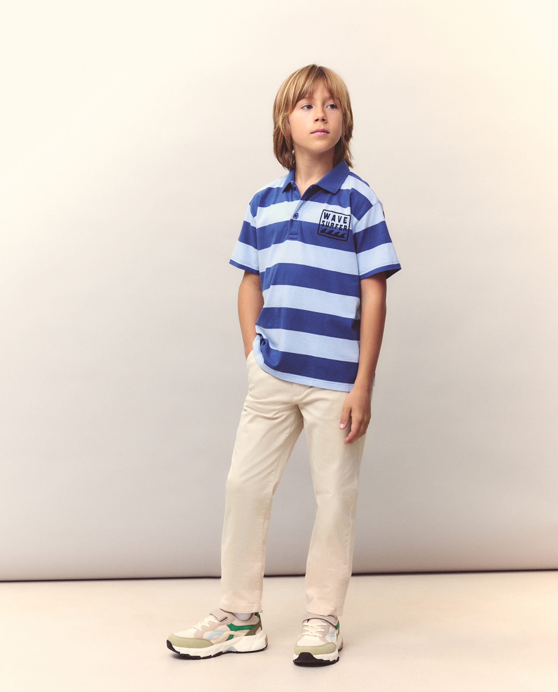 Polo manga corta fantasía de niño - Kids El Corte Inglés - Azul Azul-2