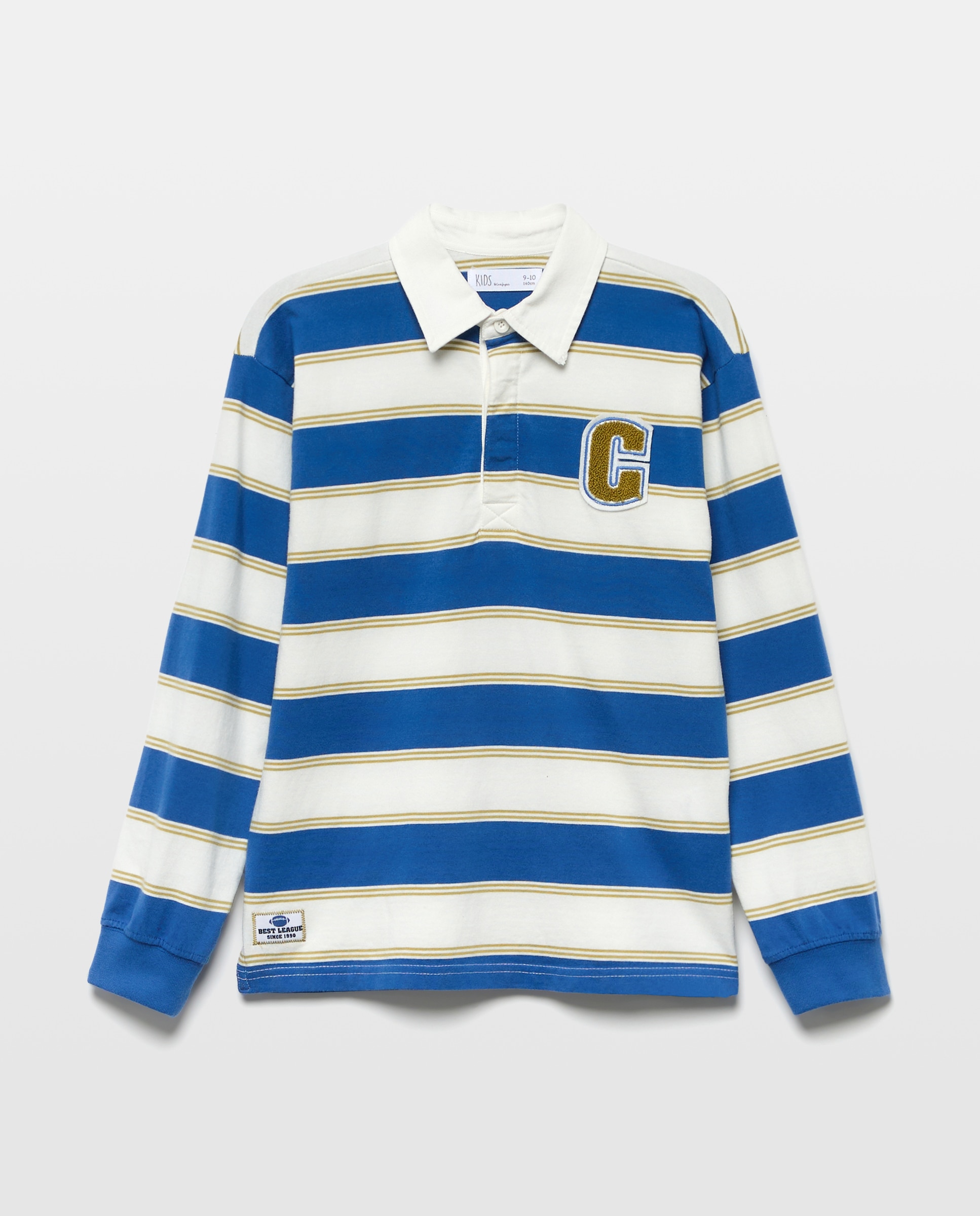 Polo de Manga Comprida às Riscas Kids El Corte Inglés Azul-5