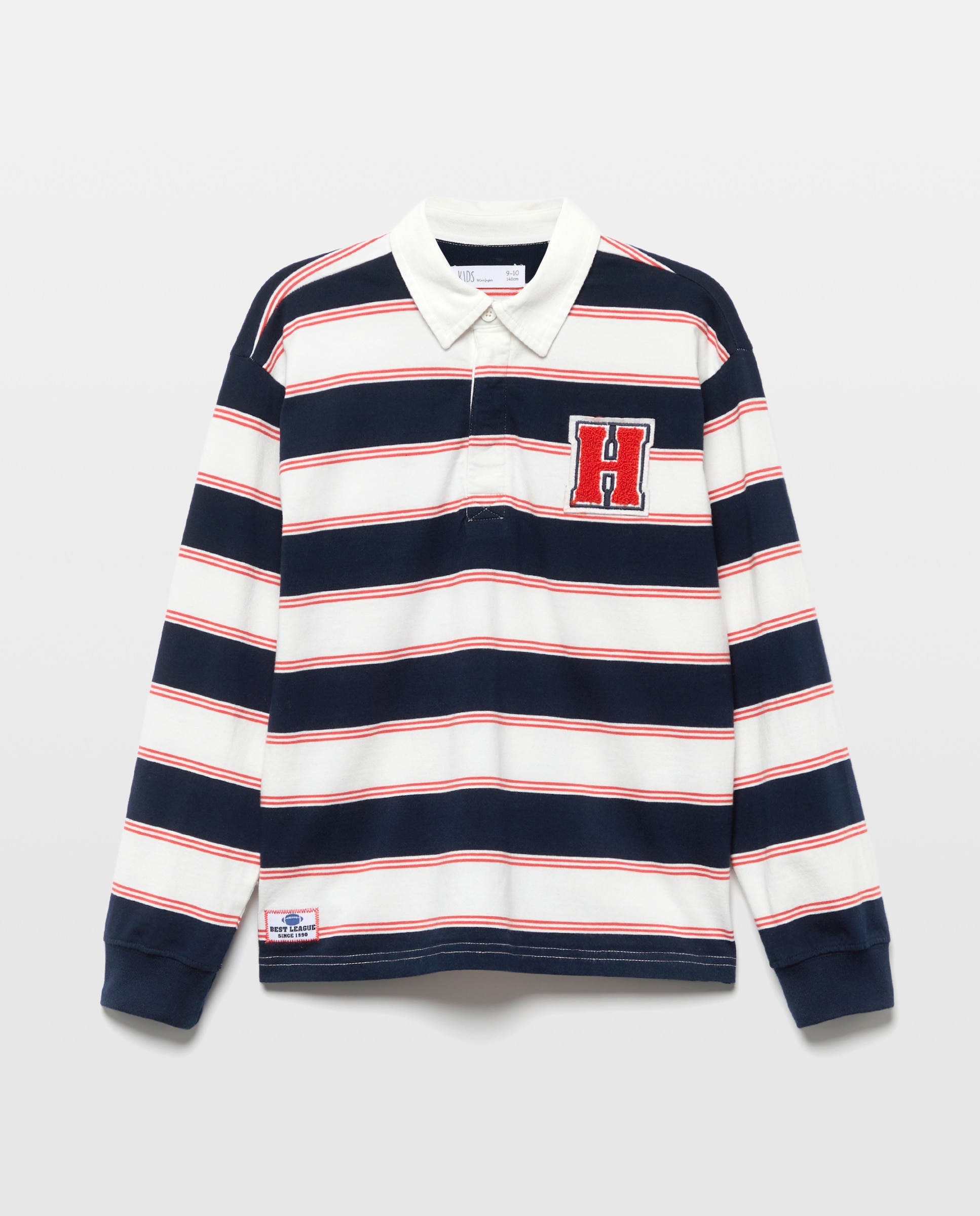 Polo de Manga Comprida às Riscas Kids El Corte Inglés Castanho-5