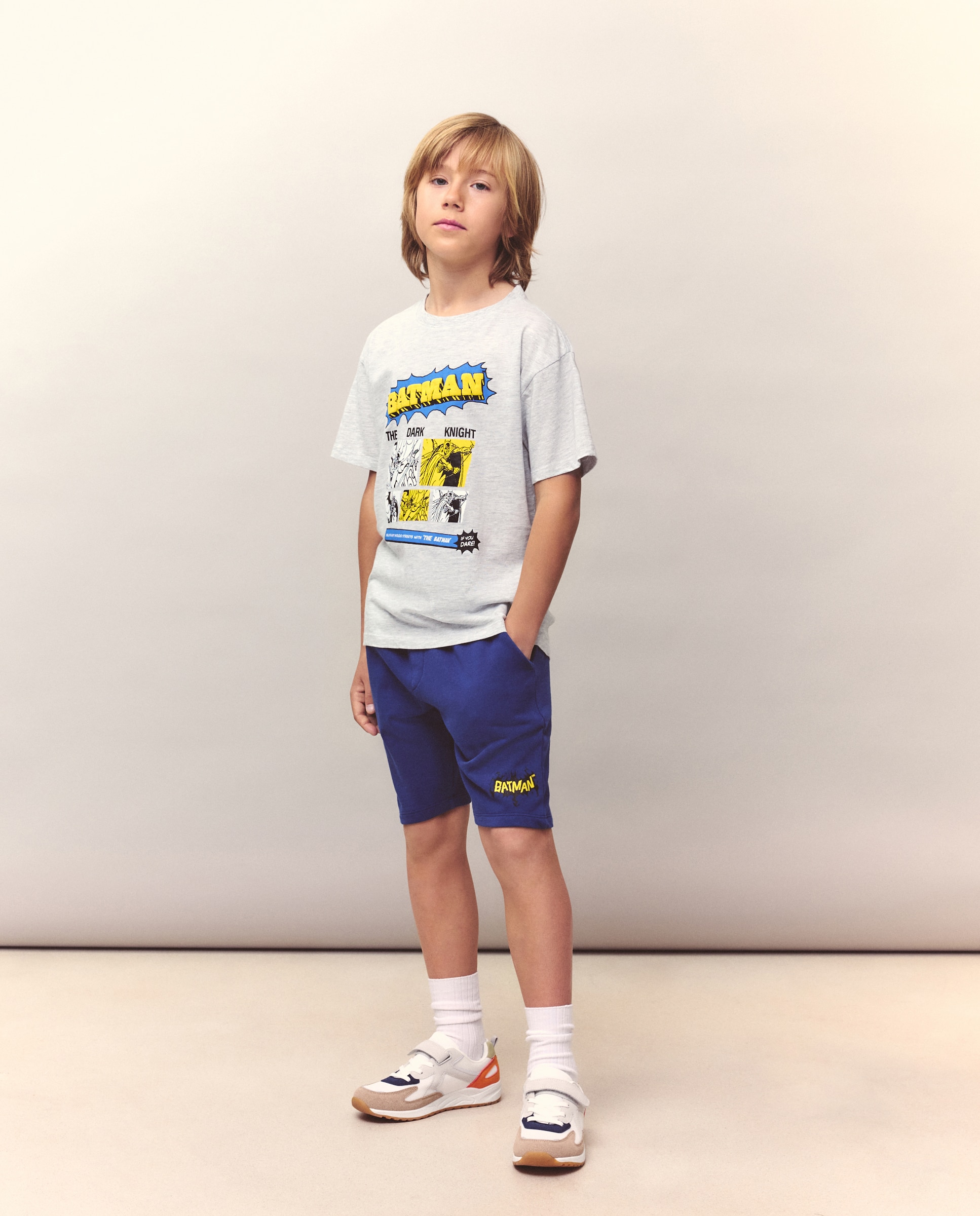 Conjunto de 2 piezas corto licencia BATMAN de niño - Kids El Corte Inglés - Gris Gris-2