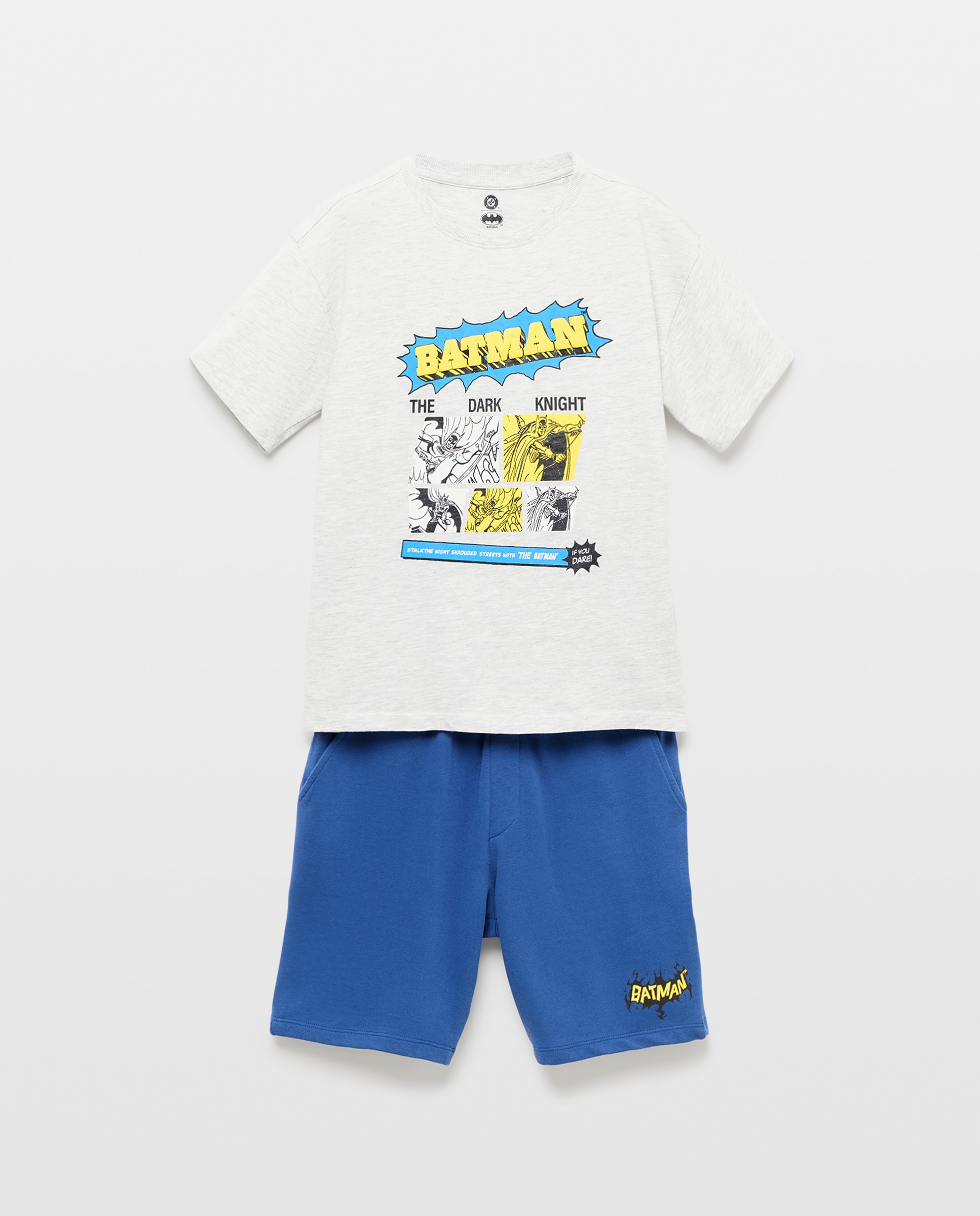 Conjunto de 2 piezas corto licencia BATMAN de niño - Kids El Corte Inglés - Gris Gris-4