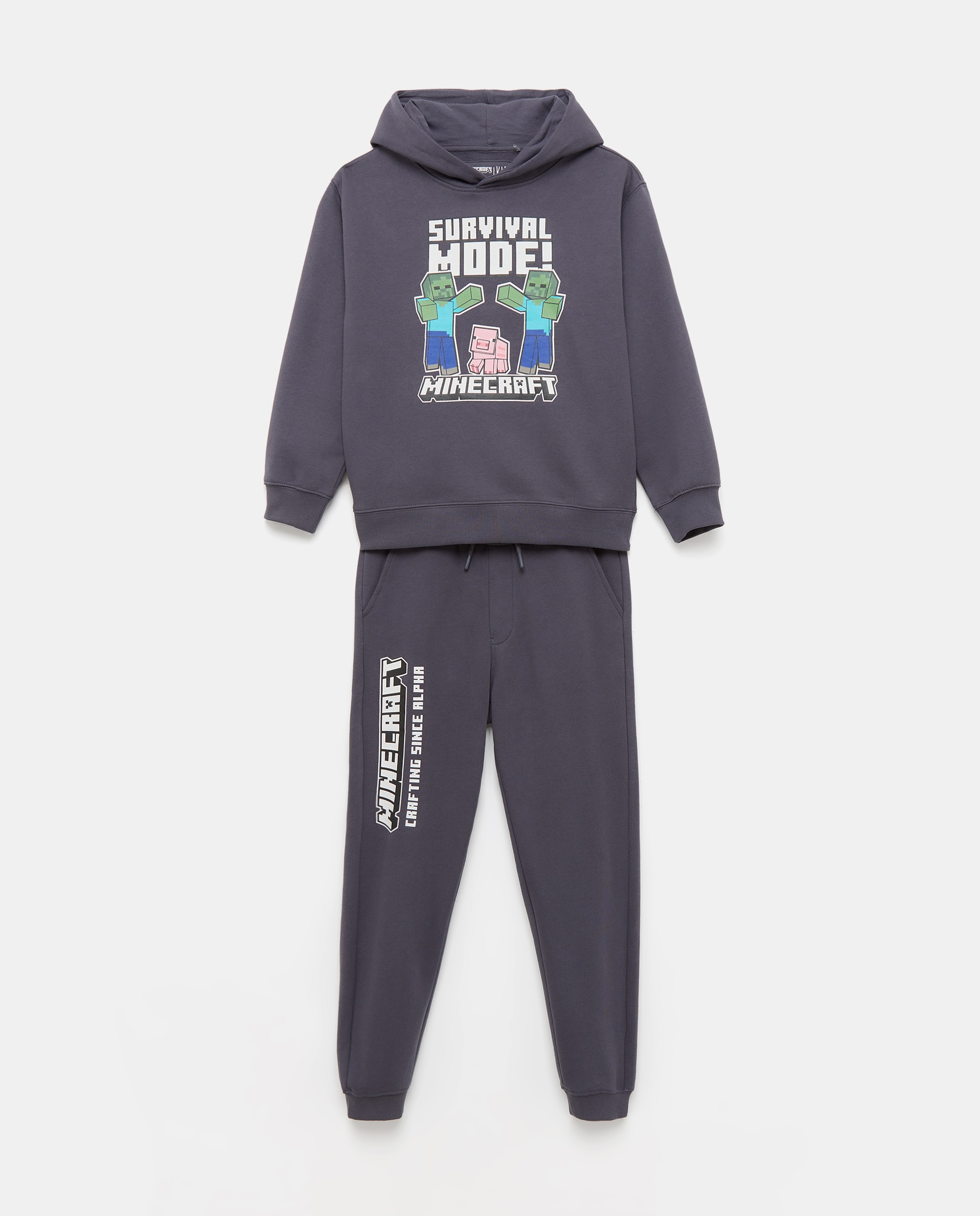 Conjunto de niño 2 piezas largo estampado fantasía MINECRAFT - Kids El Corte Inglés - Gris Gris-4
