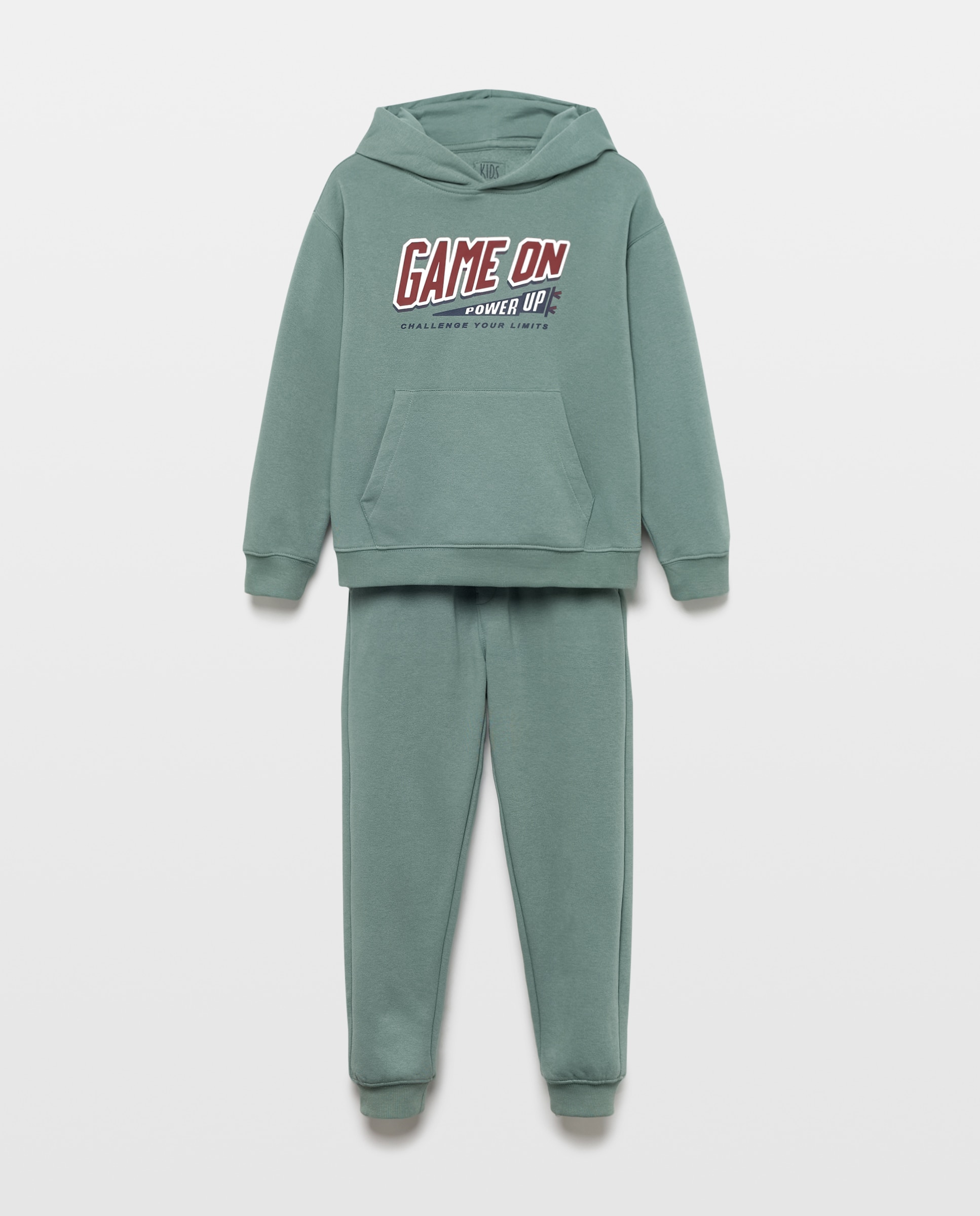 Imagem 0 de Conjunto de Sweatshirt Fechada com Capuz e Calças