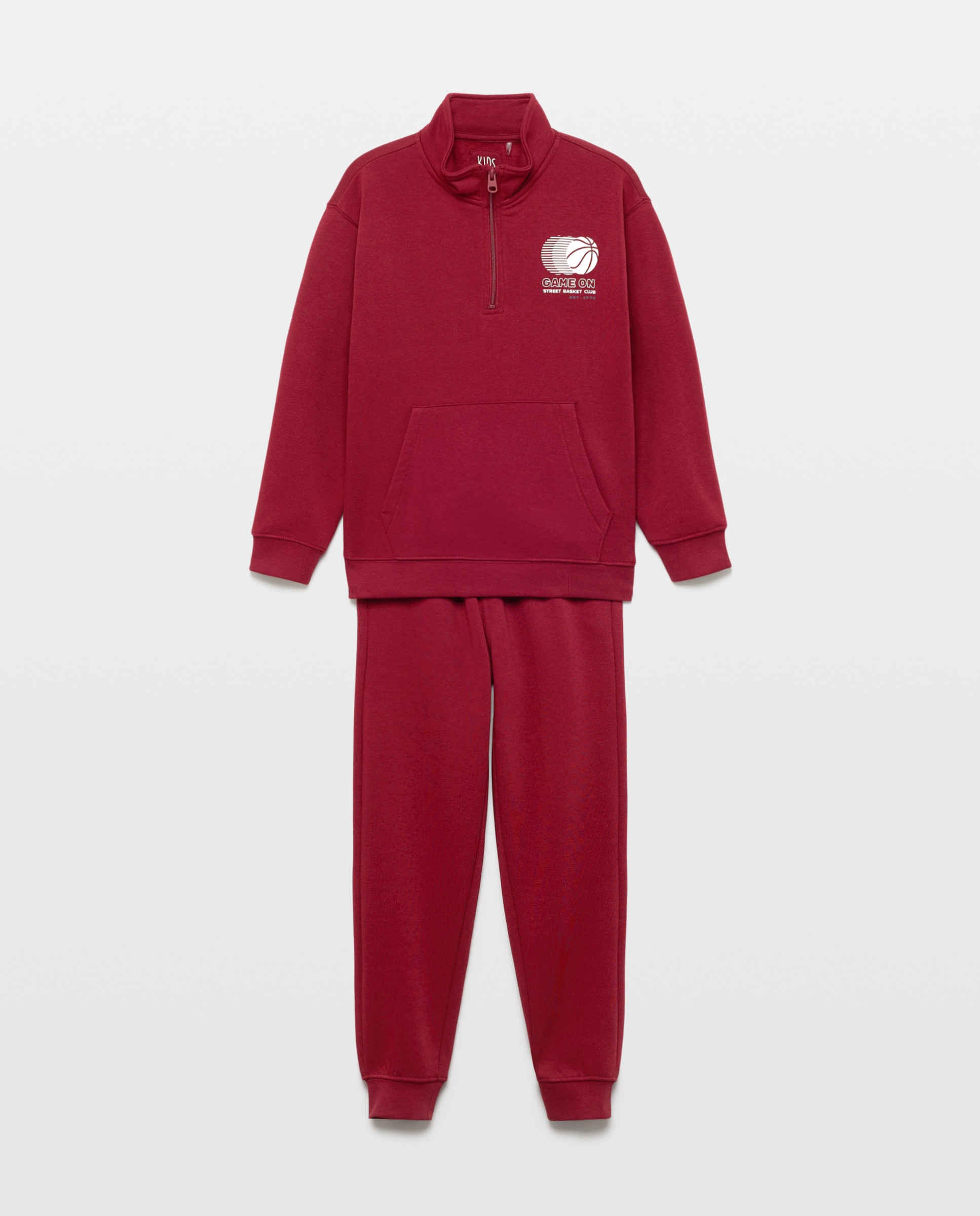 Imagem 0 de Conjunto de Sweatshirt com Gola Trucker e Calças